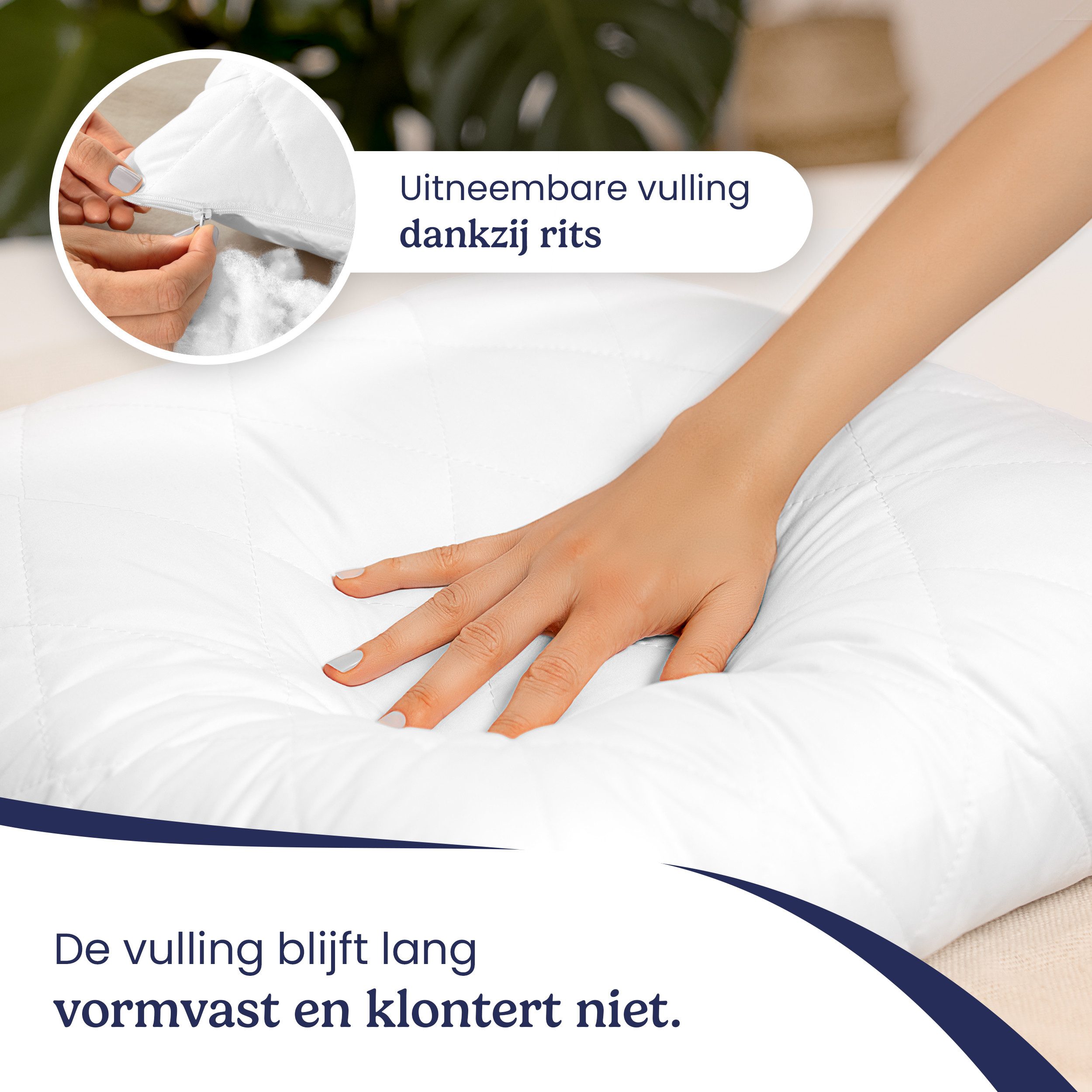Gentle North Microfaserkissen 4er Set Kissen Komfort - in vielen Größen - optimaler Schlaf, Füllung: 100% Polyester, Seitschläfer, Seitenschläfer, Rückenschläfe – Bild 4 von 5