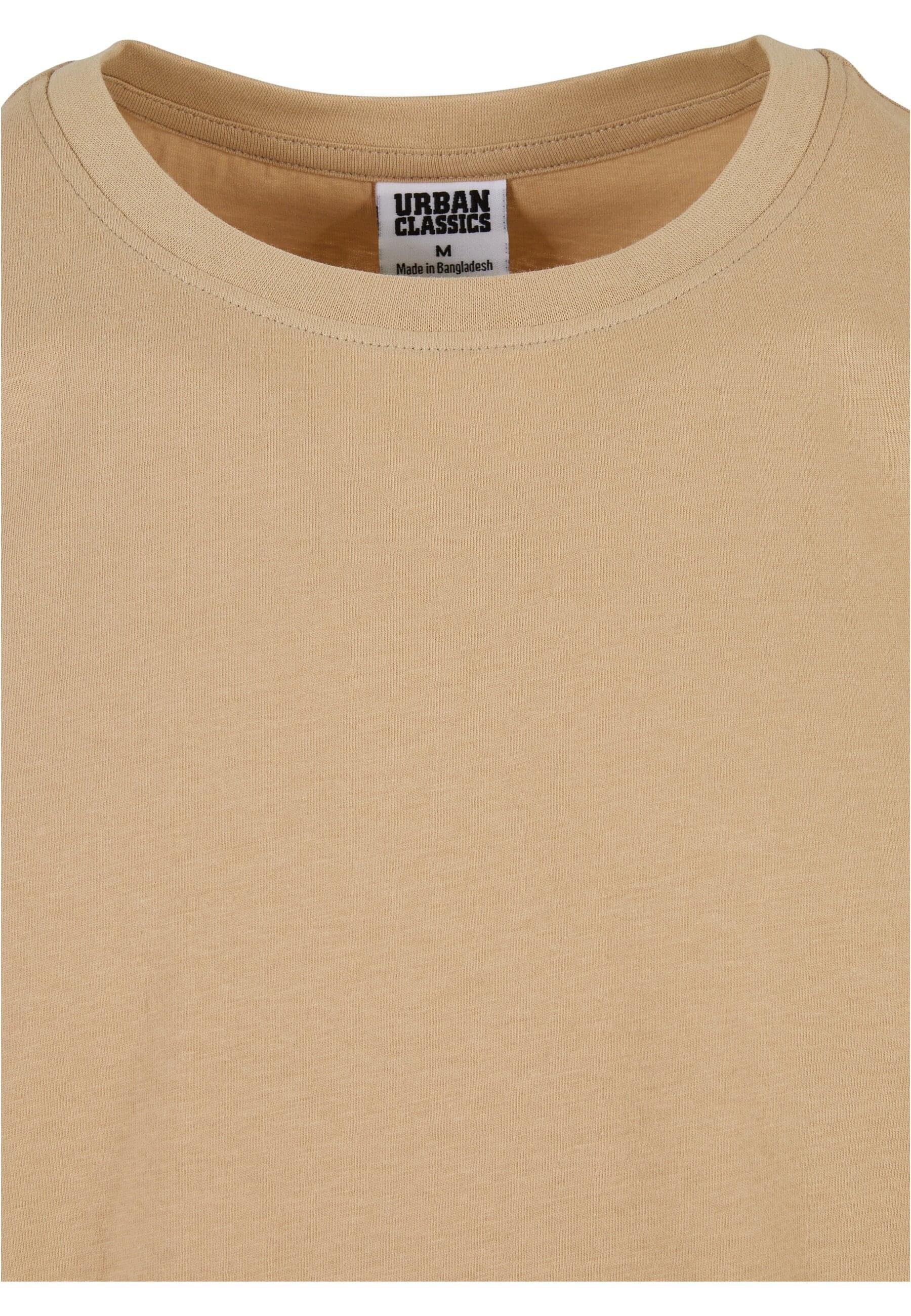 URBAN CLASSICS T-Shirt Herren (1-tlg) unionbeige Open Tee Sleeveless Edge