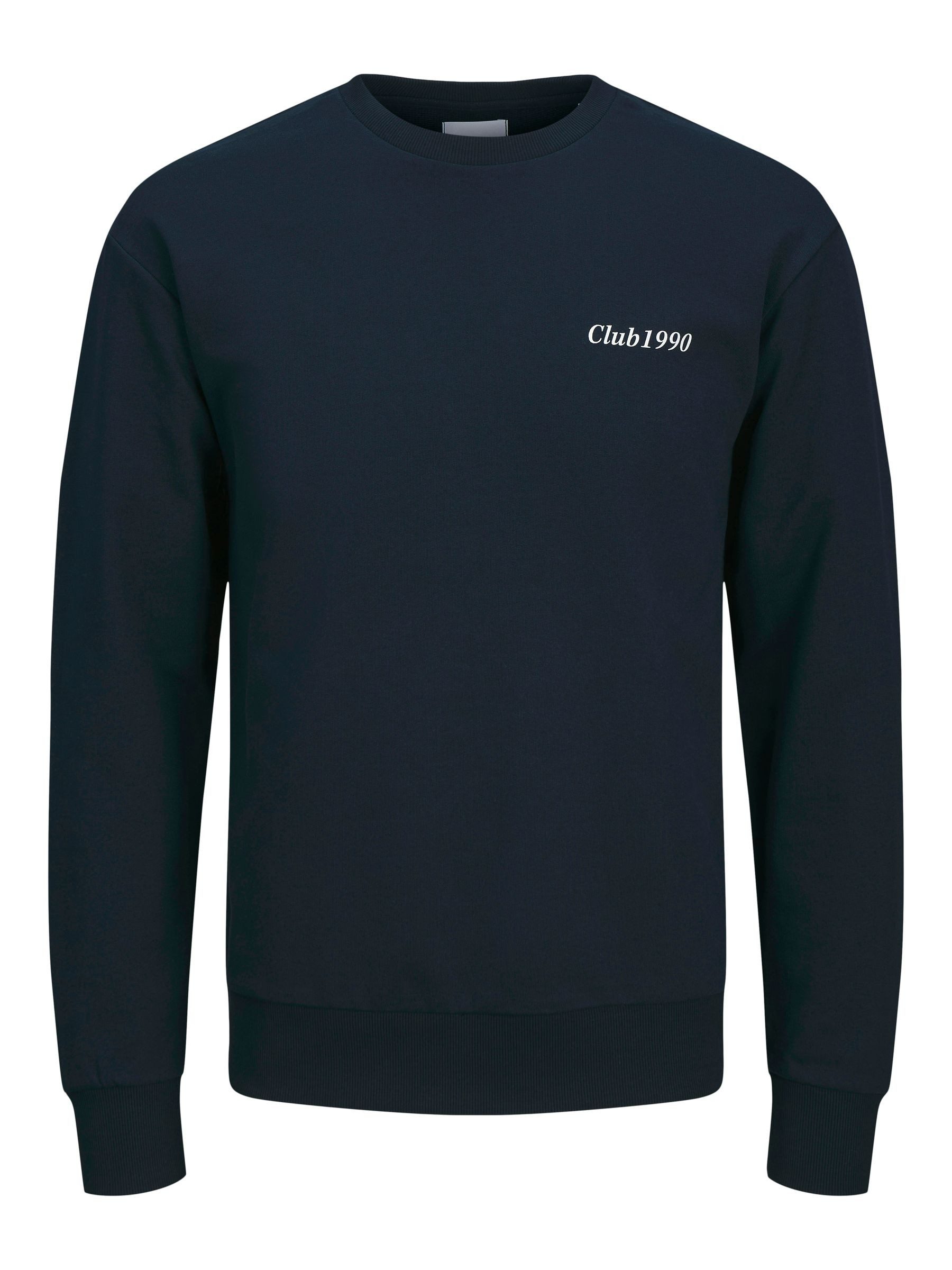 Jack & Jones Sweatshirt Pullover mit Rundhals, Logo Front & Rücken JJEBRADL günstig online kaufen