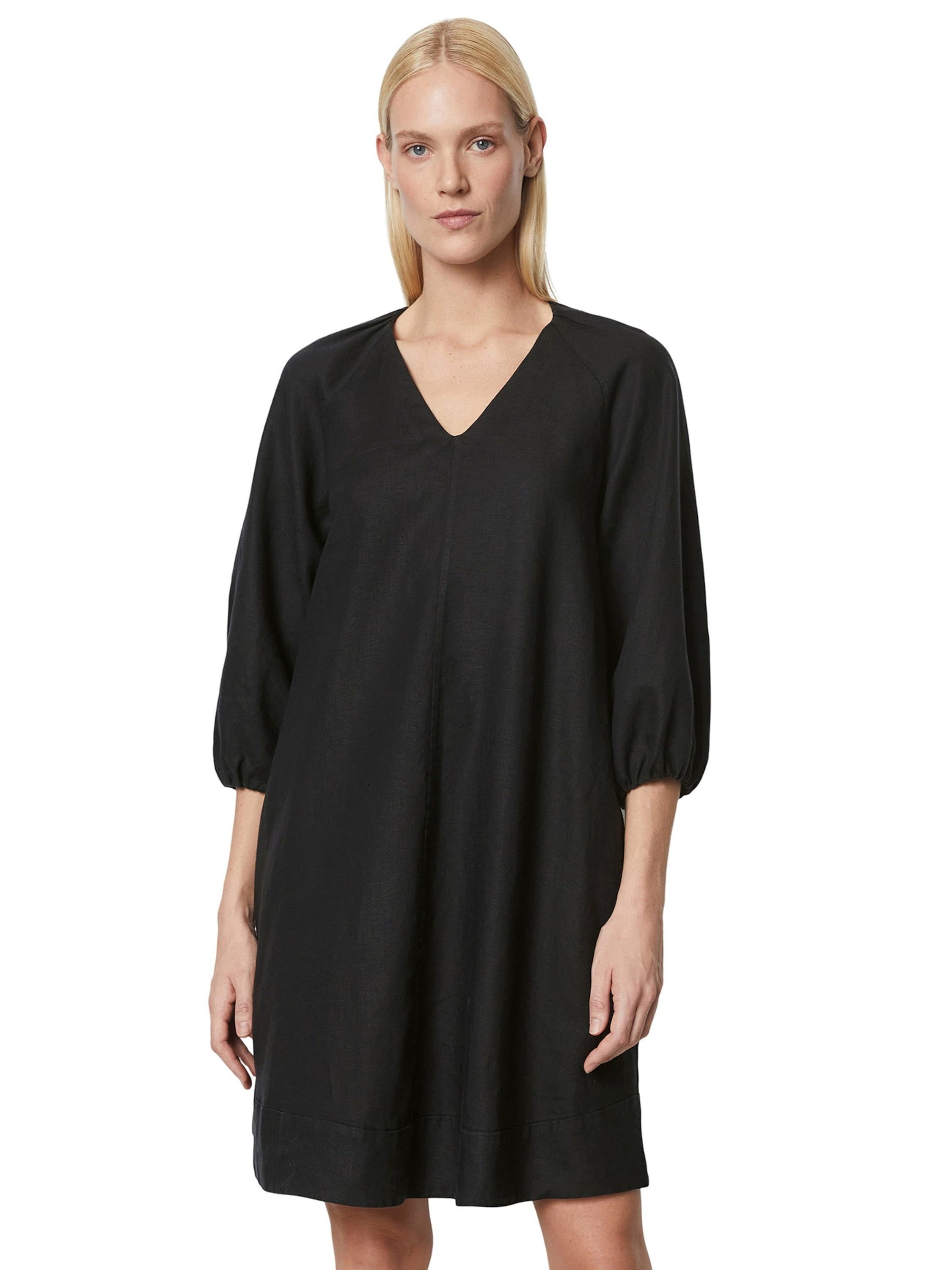 Marc O'Polo Midikleid (1-tlg) Drapiert/gerafft