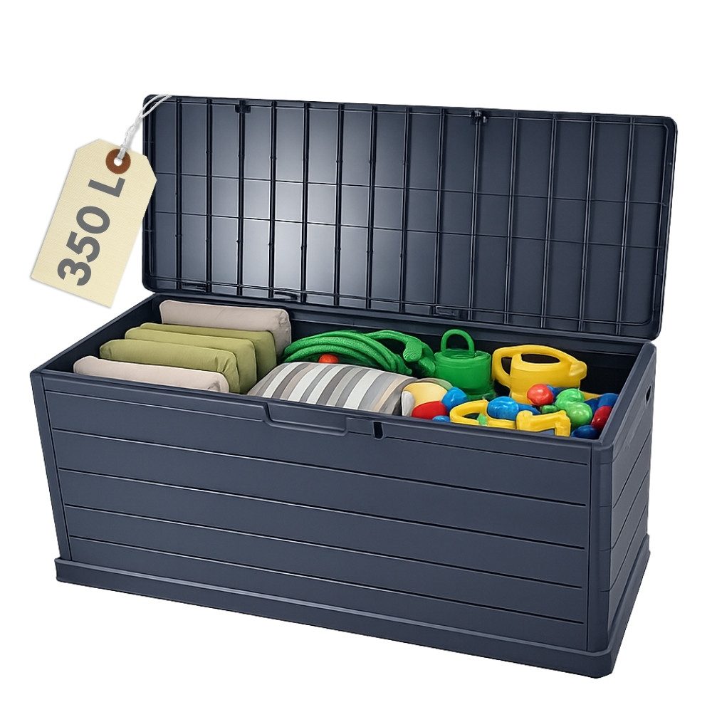 GarPet Gartenbox Gartenbox Wetterfest Kissen Garten Auflagen Box Kiste Wasserdicht 350L