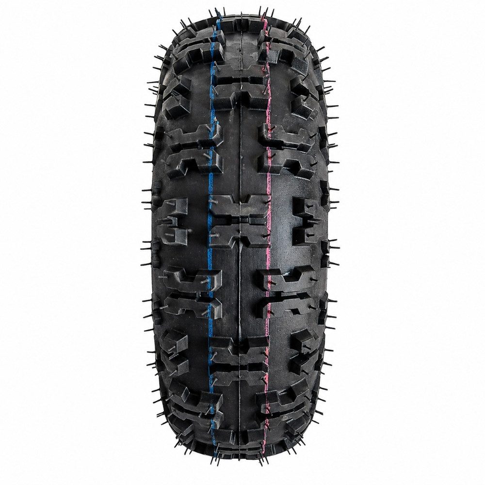 FunSport-Factory Kinderfahrzeug-Räder Komplettrad Kinderquadreifen 4.10-4 Schwarz, Stollenprofil, hoher Grip, für Kinderquads, robust & langlebig