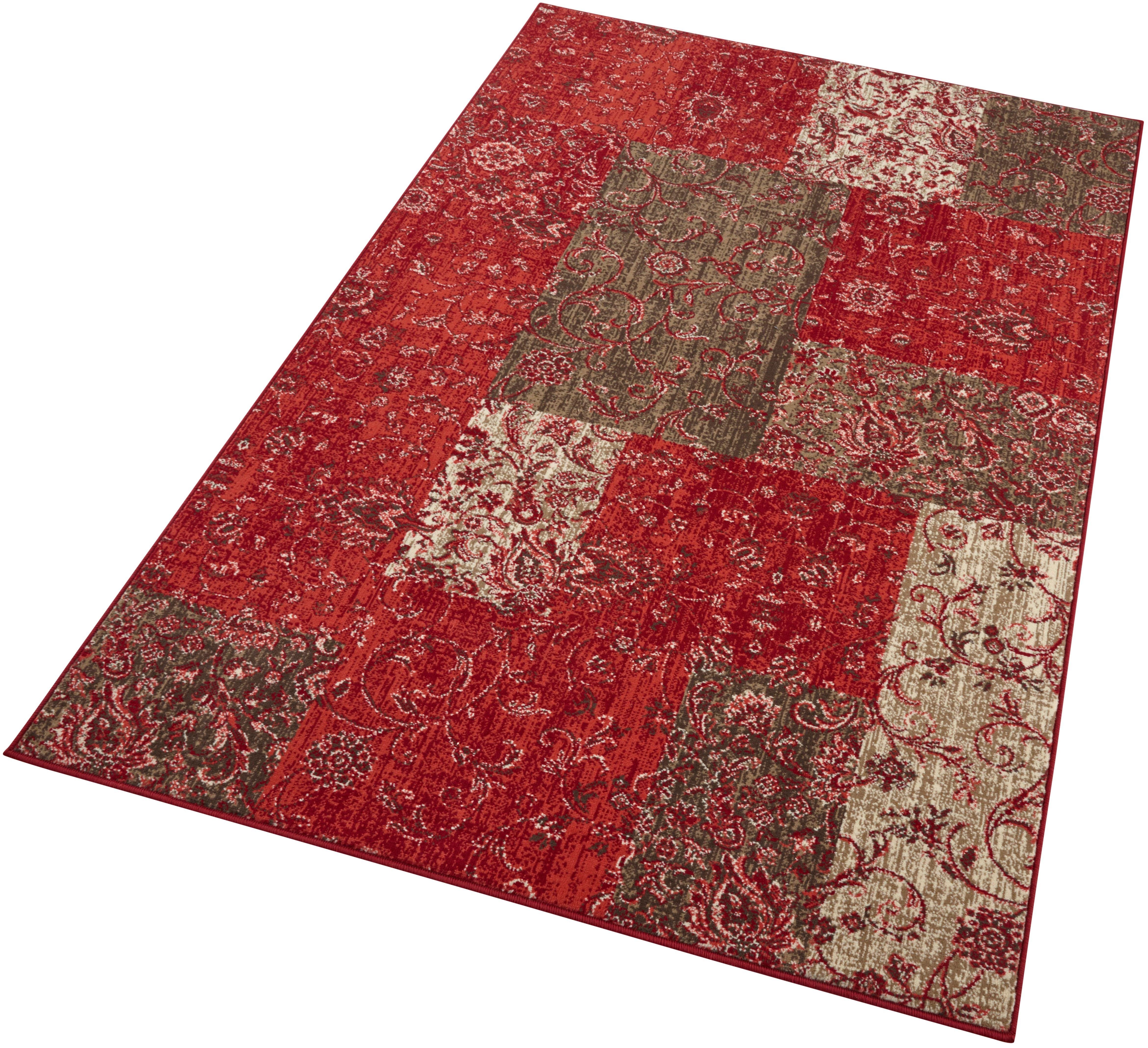 HANSE Home Teppich Kirie, rechteckig, Höhe: 9 mm, Patchwork, Kurzflor, Teppichläufer, Modern, Vintage, Wohnzimmer, Flur. Reduzierter Preis € 54,99. Unverbindliche Preisempfehlung € 69,90