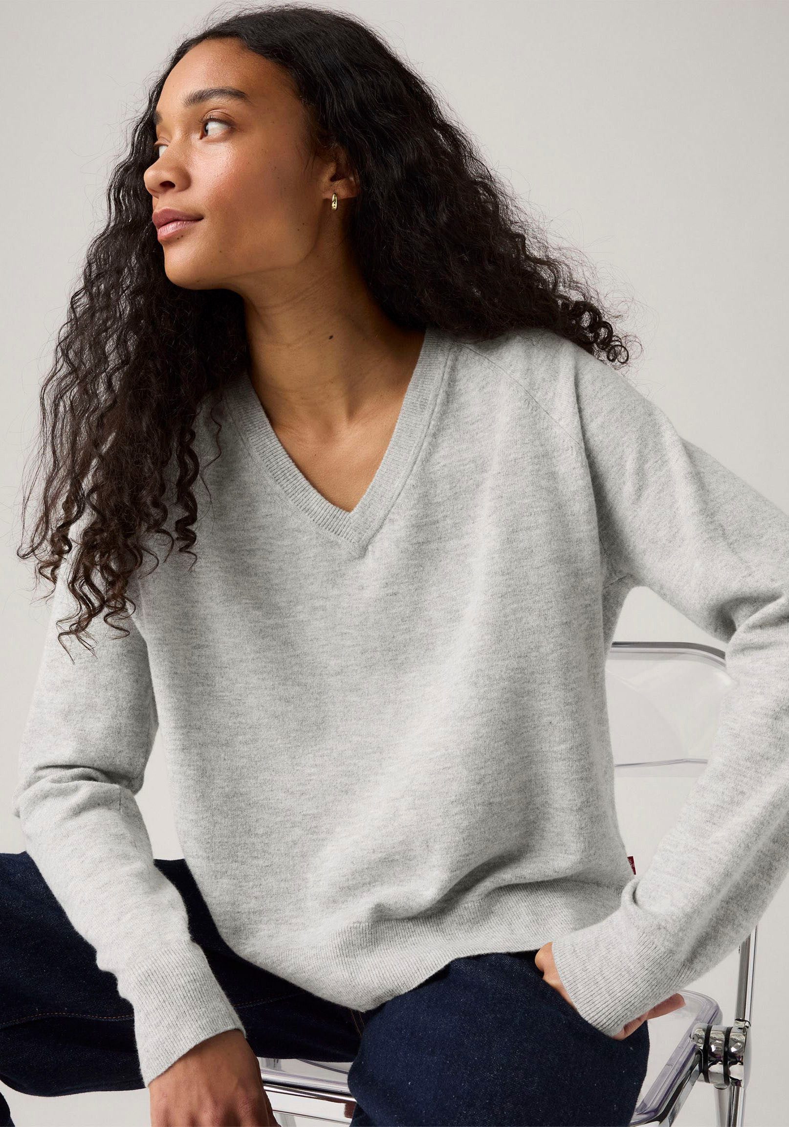 Levi's® V-Ausschnitt-Pullover TARA SUPER SOFT V günstig online kaufen