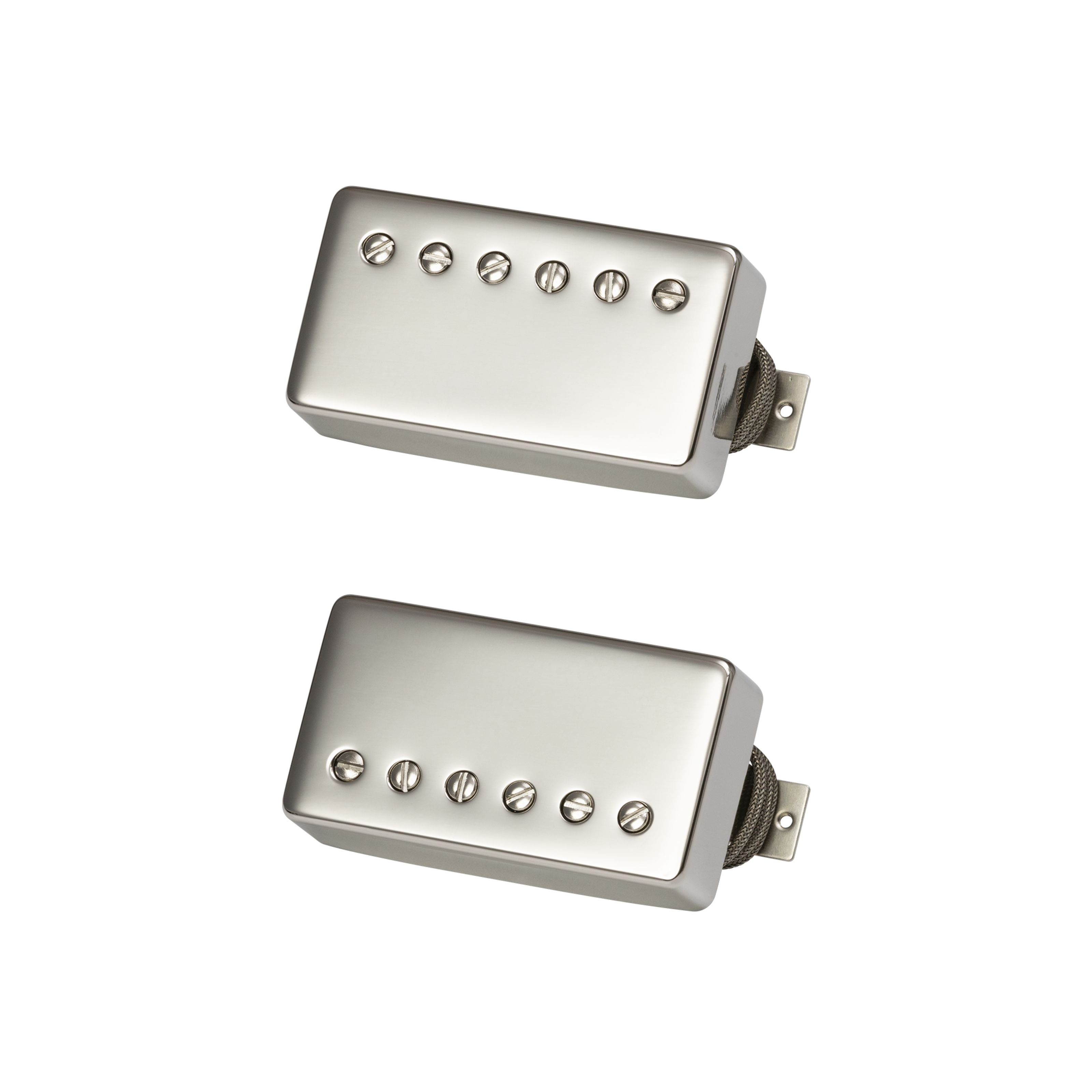 Gibson Tonabnehmer, (E-Gitarre Tonabnehmer, Humbucker), Custombucker Set True Historic Nickel Cover - Humbucker Tonabnehmer