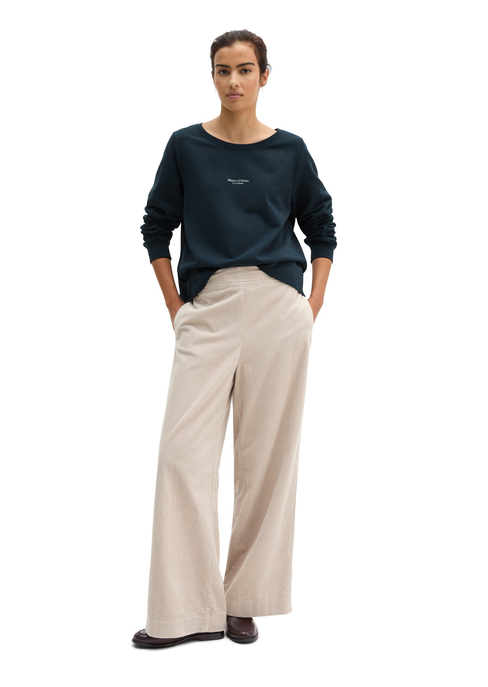 Marc O'Polo Sweatshirt mit gepeachter Oberfläche – Bild 5 von 5