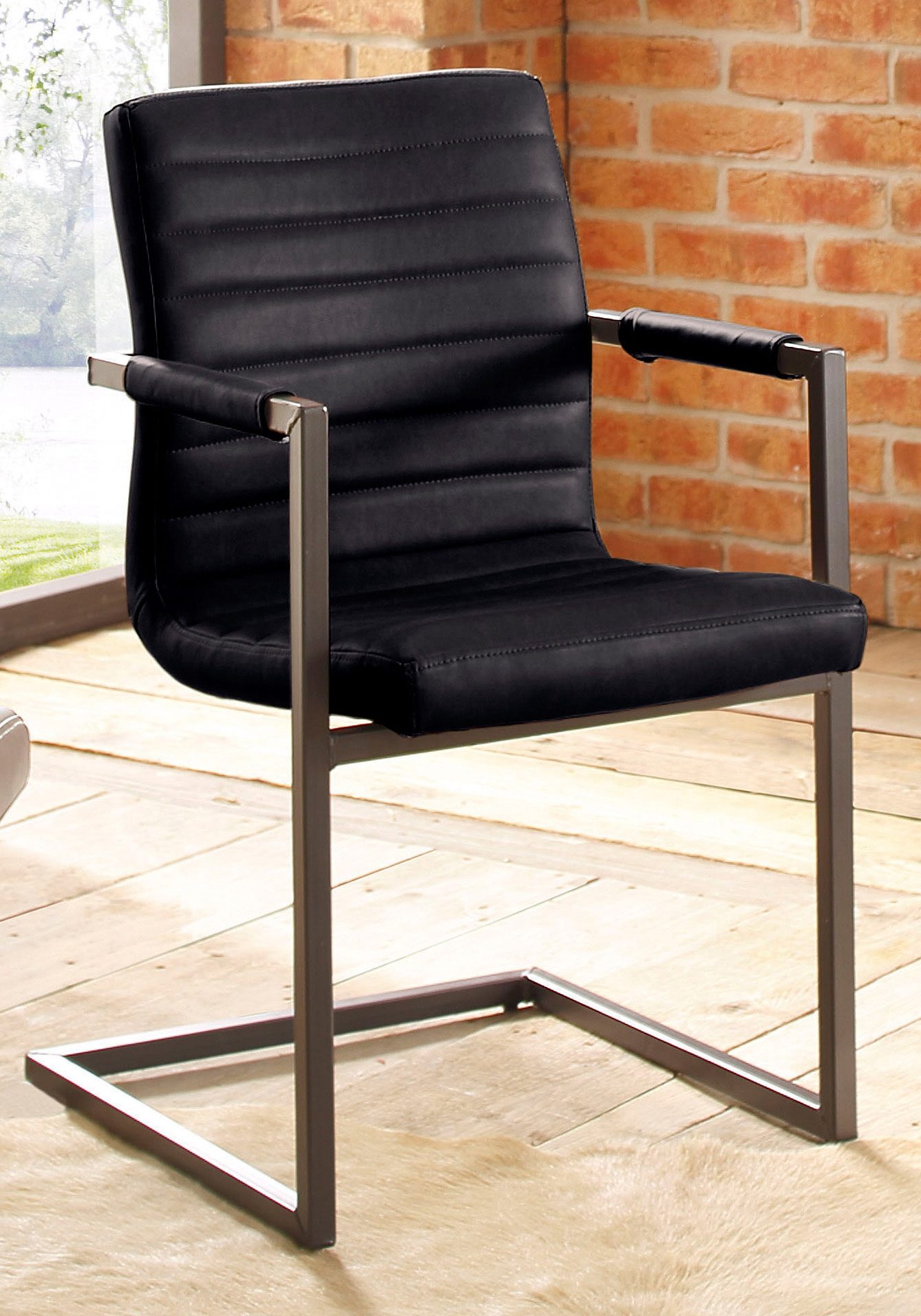 Premium collection by Home affaire Freischwinger »Parzival Premium collection by Home affaire Freischwinger Parzival braun Stühle Sitzbänke