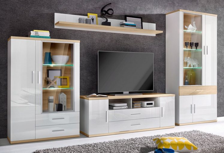 trendteam Wohnwand »Arena« (4tlg.), Breite 360 cm, inkl