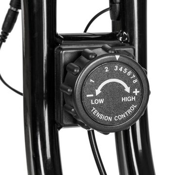 tectake Heimtrainer FitX-Bike, LCD Bildschirm