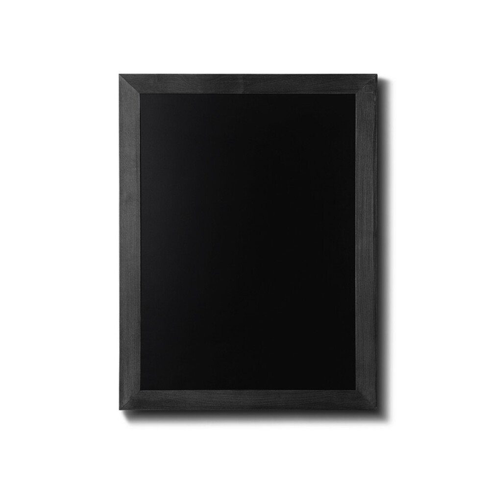 Showdown Displays Standtafel Kreidetafel Natura mit flachem Rahmen - 50x60cm - Holz - Schwarz, (1-tlg)