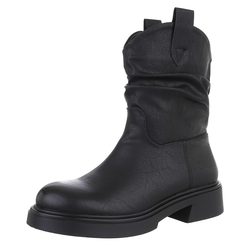 Ital-Design Damen Freizeit Plateaustiefelette (87740212) Blockabsatz günstig online kaufen