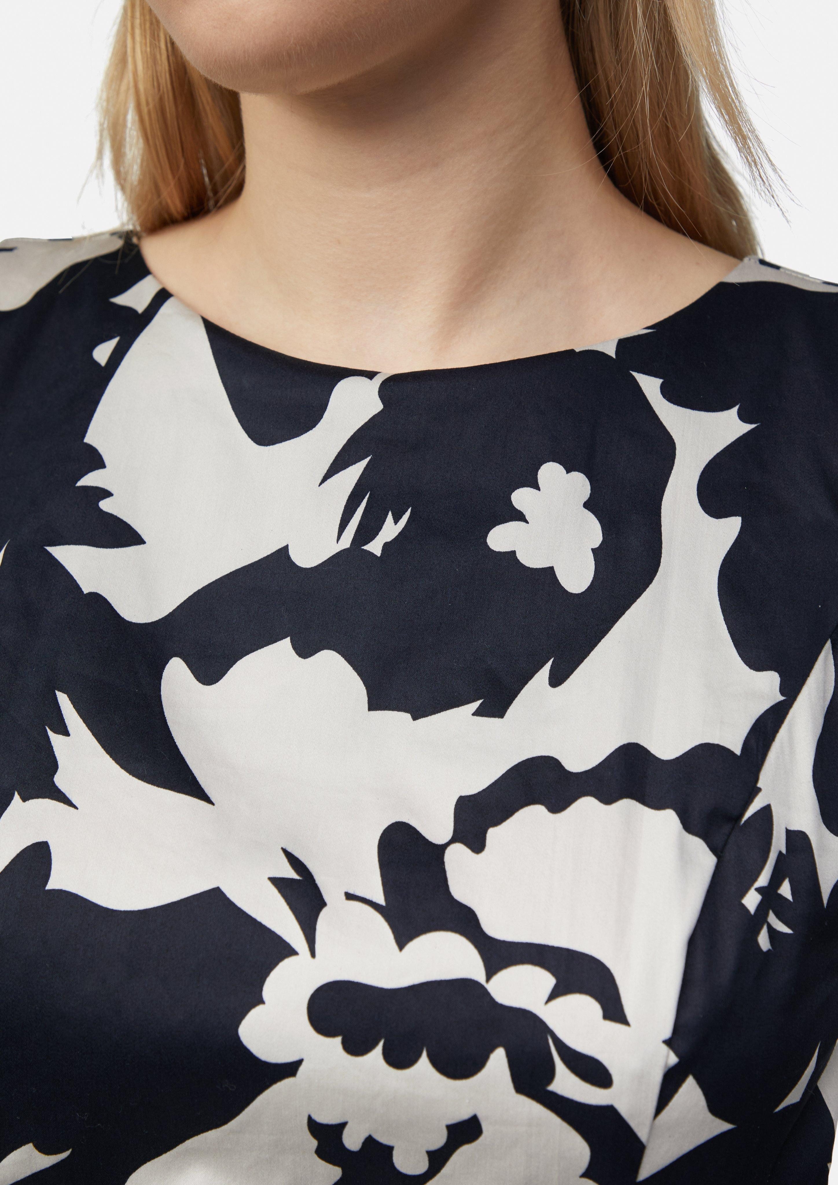 Comma Maxikleid Tailliertes Maxi-Kleid aus Popeline günstig online kaufen