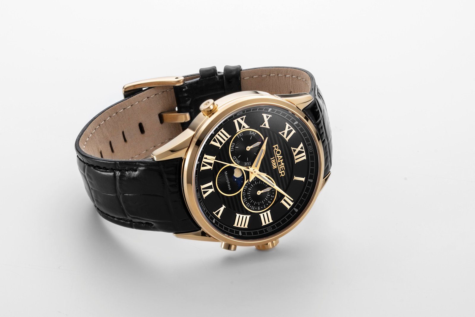 Roamer Schweizer Uhr Superior Moonphase