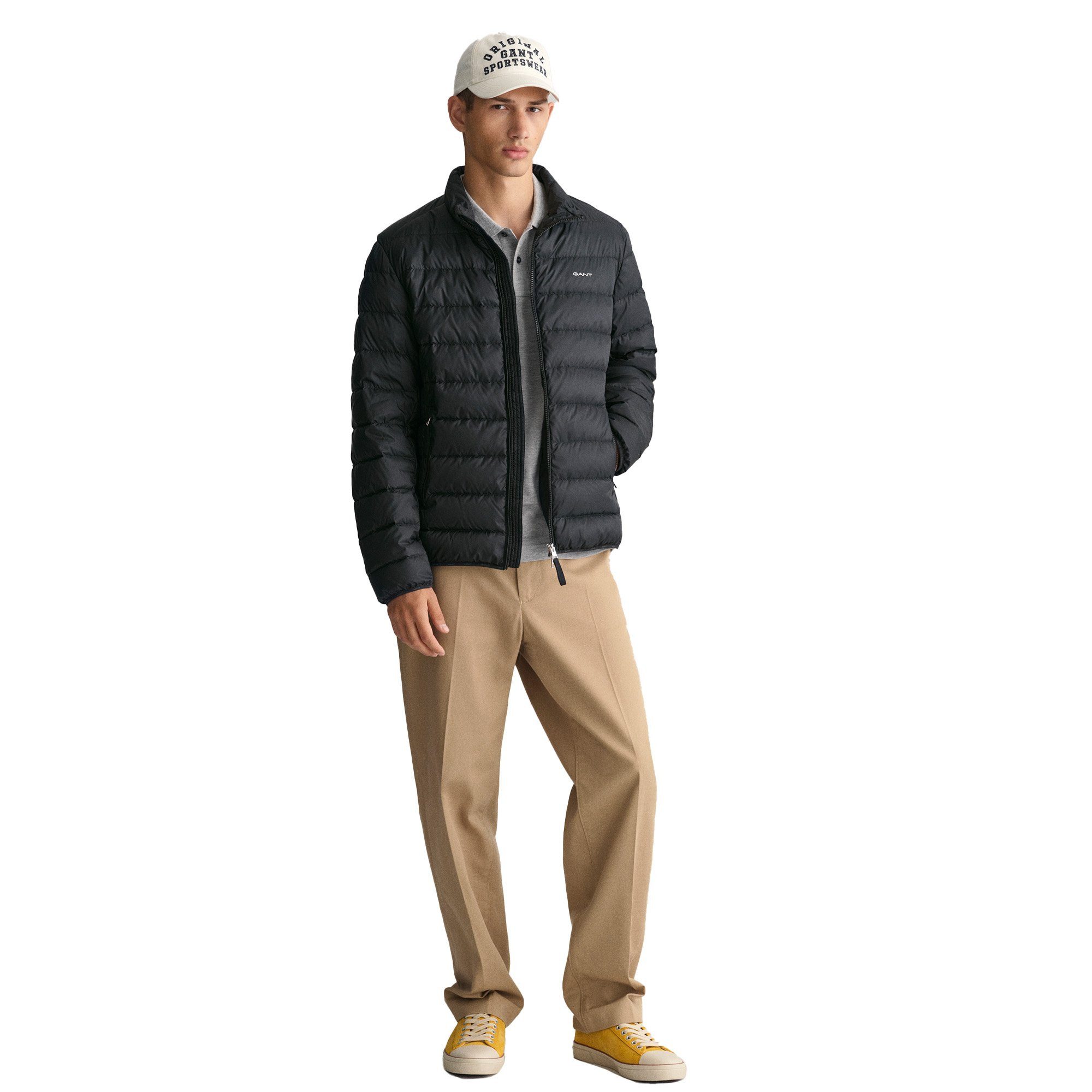 Gant Steppjacke Herren Steppjacke Polyester LIGHT DOWN JACKET