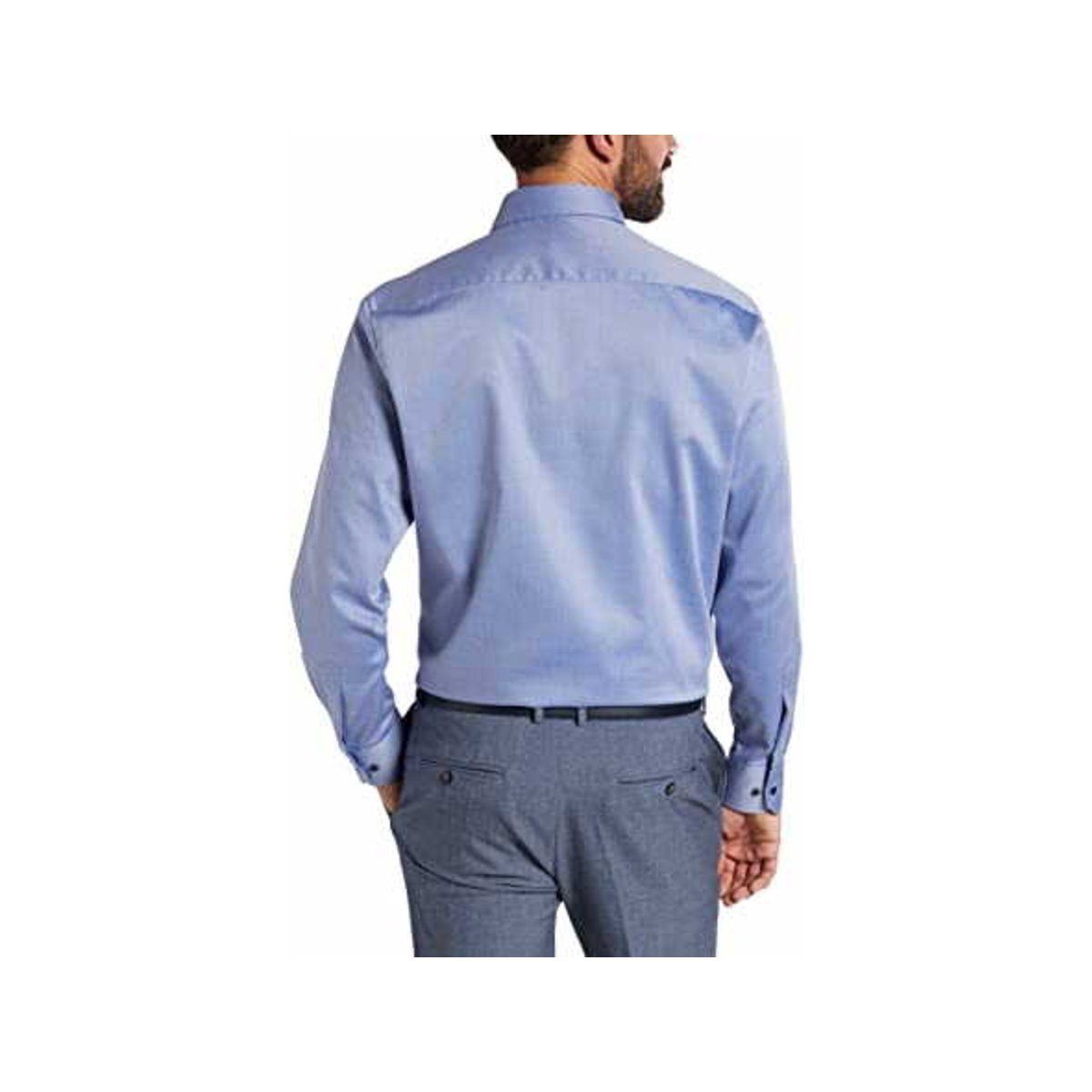Eterna keine (1-tlg., comfort Angabe) fit Businesshemd blau