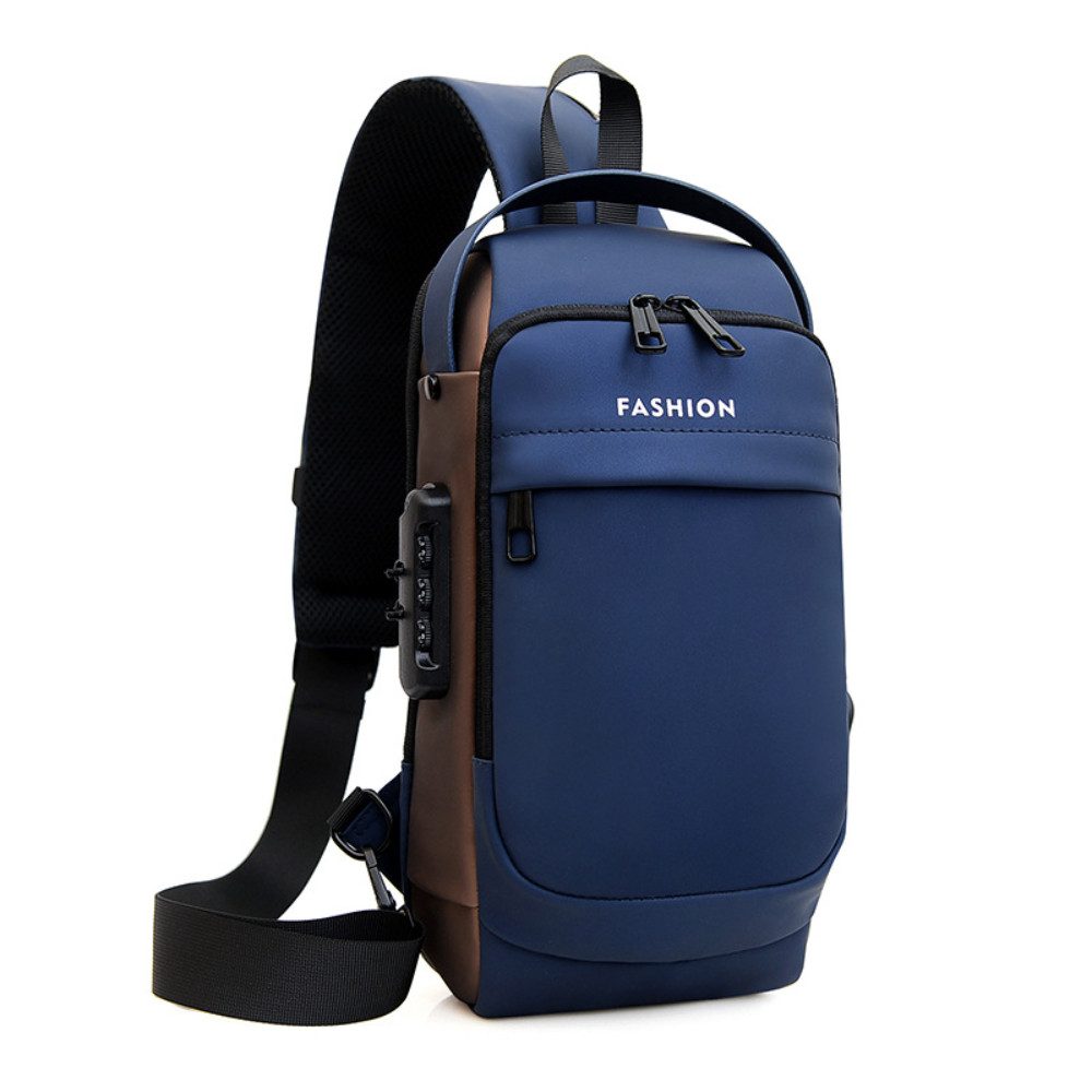 Blusmart Umhängetasche Brusttasche Sling Bag mit USB-Ladeanschluss (Passwor günstig online kaufen