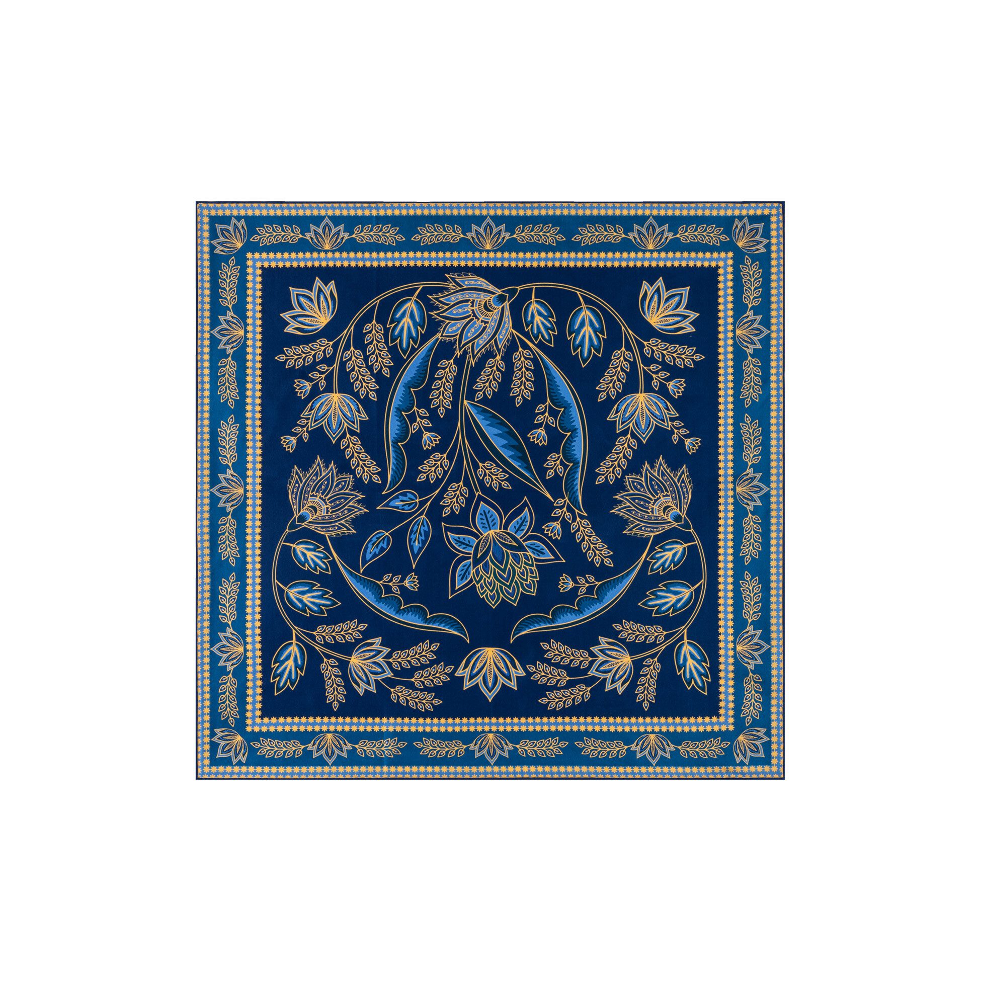 Roeckl Seidentuch Blooming Mandala, Seidentuch mit Blumenmuster