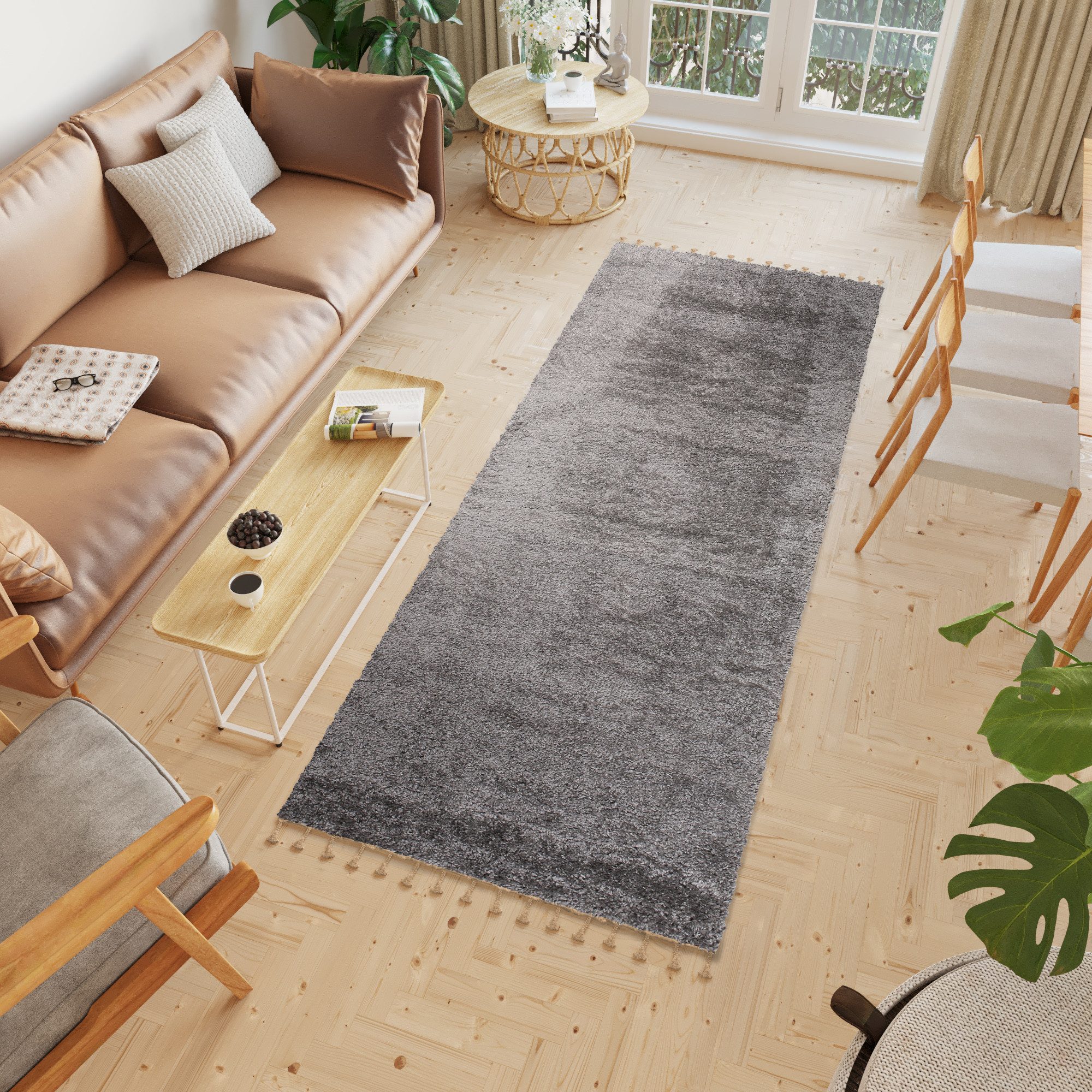 Tapiso Hochflor-Läufer VERSAY FRANSEN, rechteckig, Höhe: günstig online kaufen