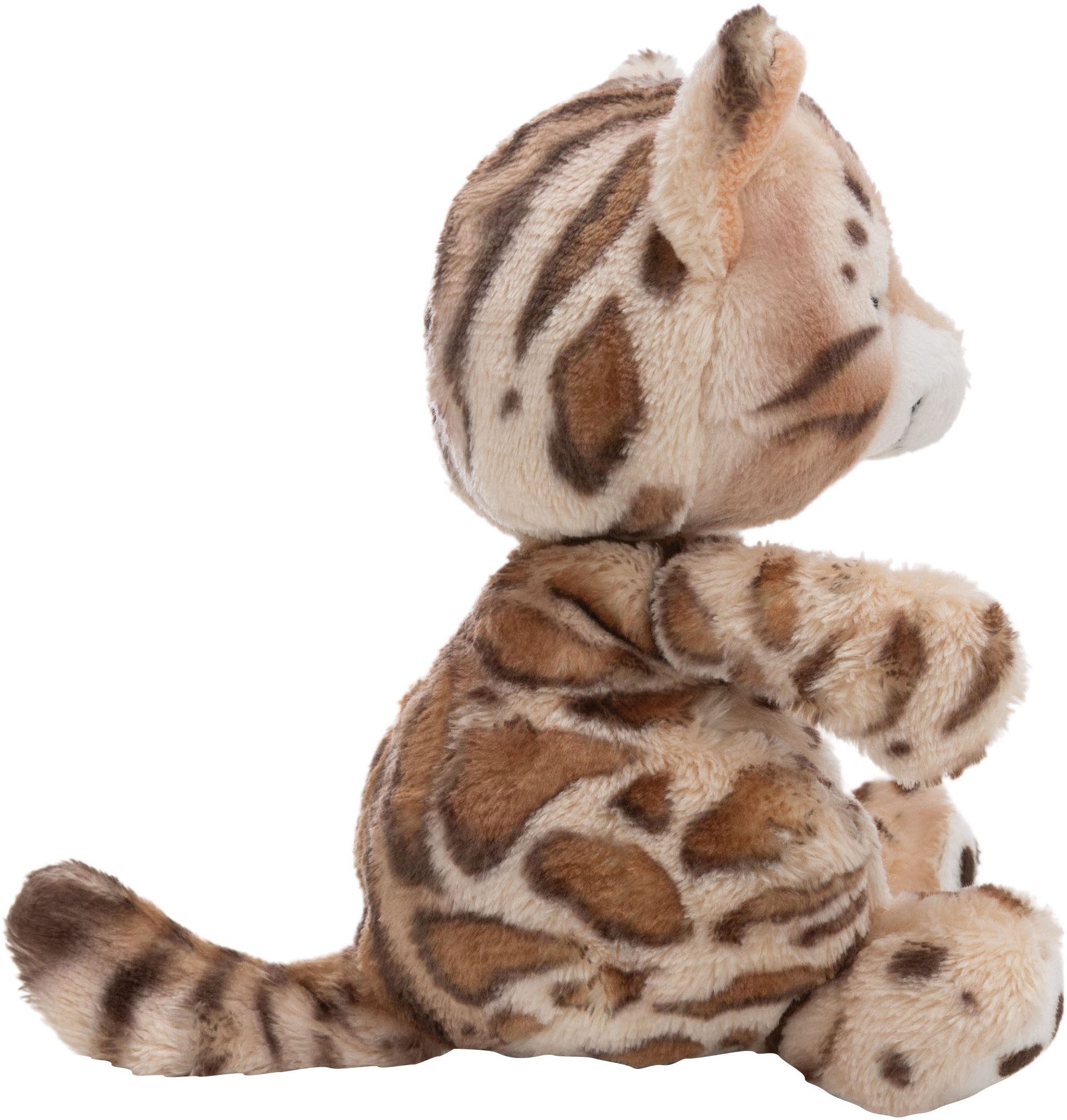 Nici Kuscheltier Sleeping Pets, Katze Bengal, 12 cm, im Körbchen