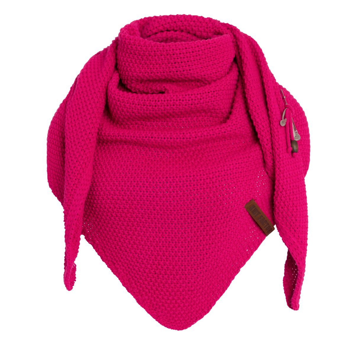 Knit Factory Strickschal Coco Dreiecksschal Fuchsia, (1-St), Schal Halstuch günstig online kaufen