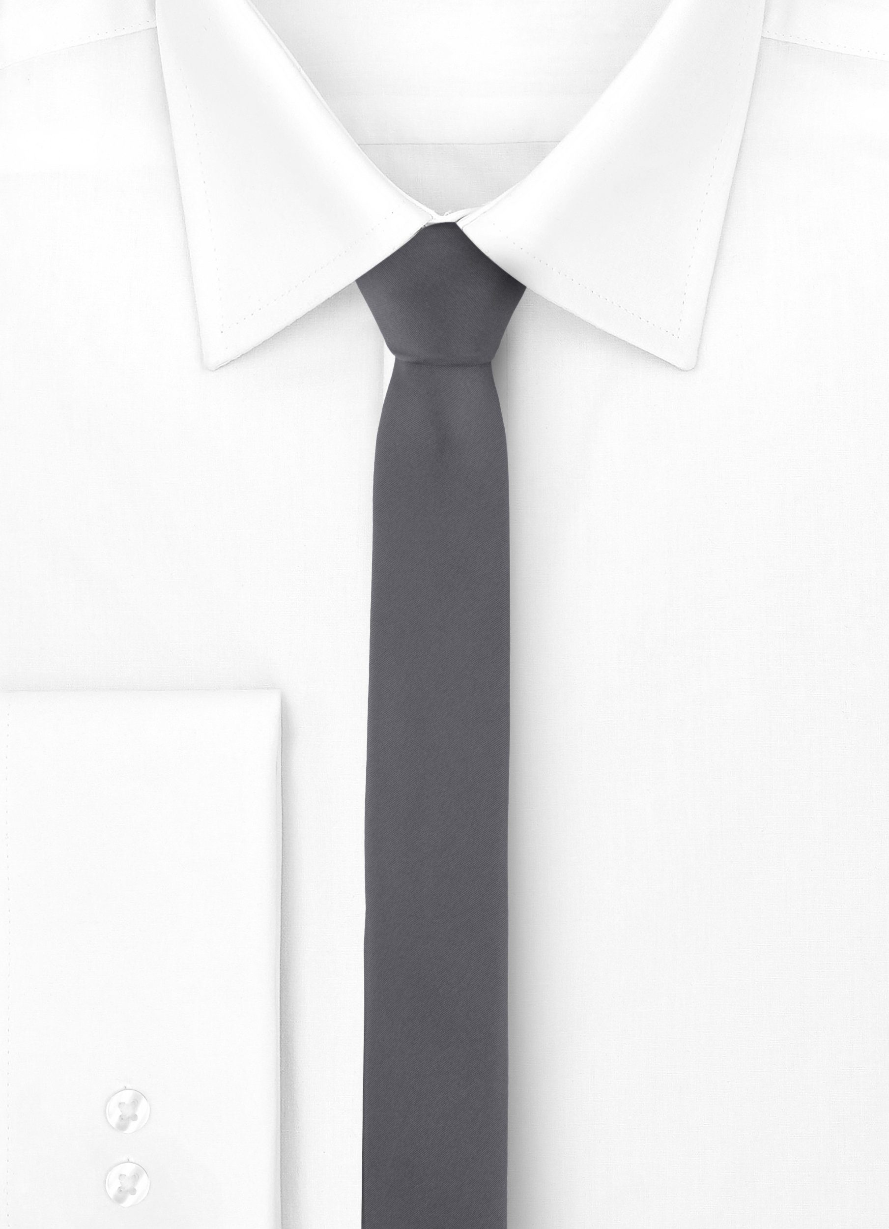 (Set, Ladeheid Krawatte x 5cm) Graphit SP-5 Herren Krawatte 1-St) (150cm Schmale