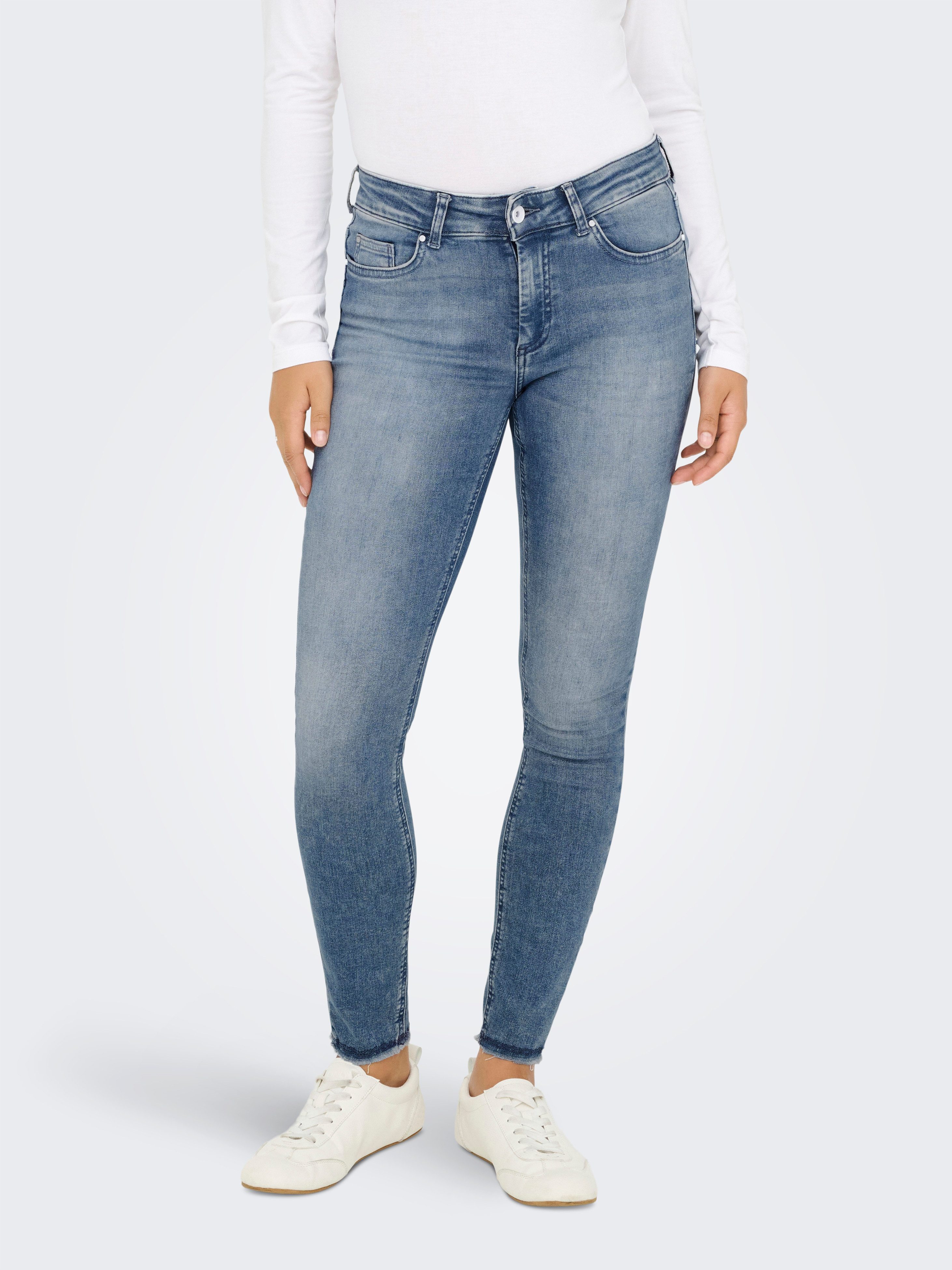 ONLY Skinny-fit-Jeans ONLBLUSH MID SK ANK RW DNM REA158 günstig online kaufen