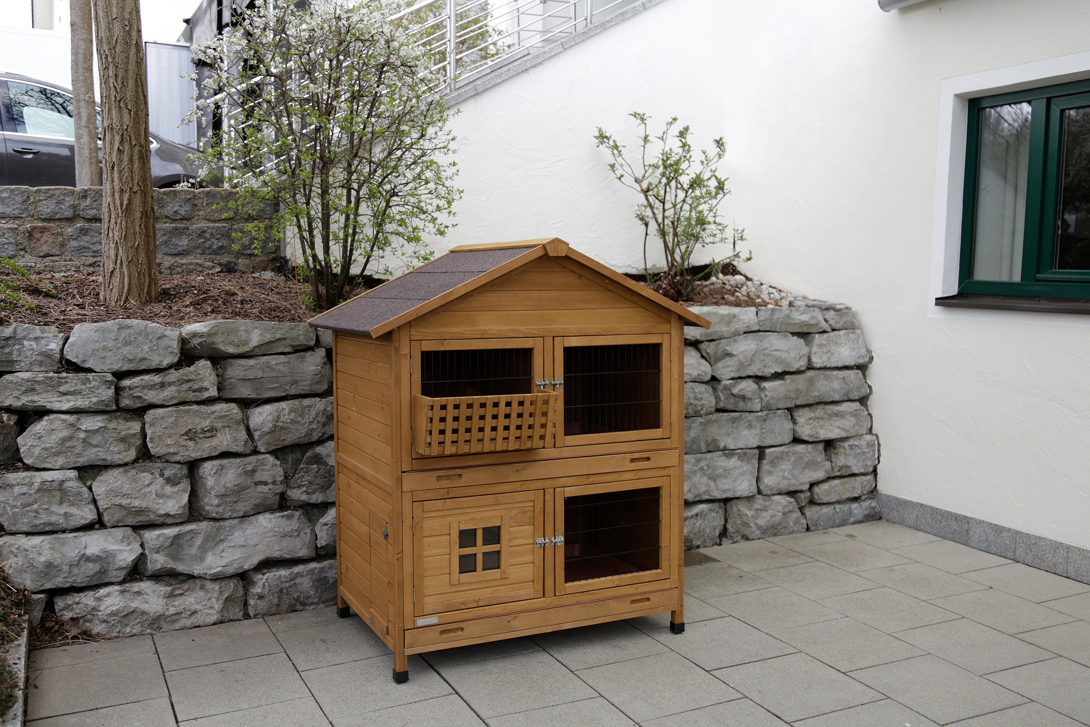 Kerbl Nagerhaus Kerbl Nagerstall Südtirol für Kleintiere, 4 Fronttüren, Has günstig online kaufen