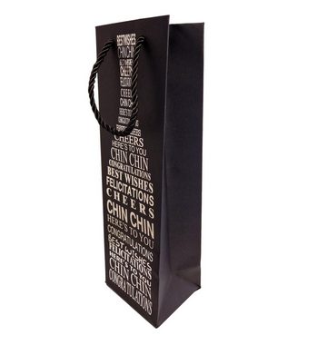 BAYLI Geschenkbox 10er Set Geschenktasche aus Papier, Weintasche für Einzelflasche