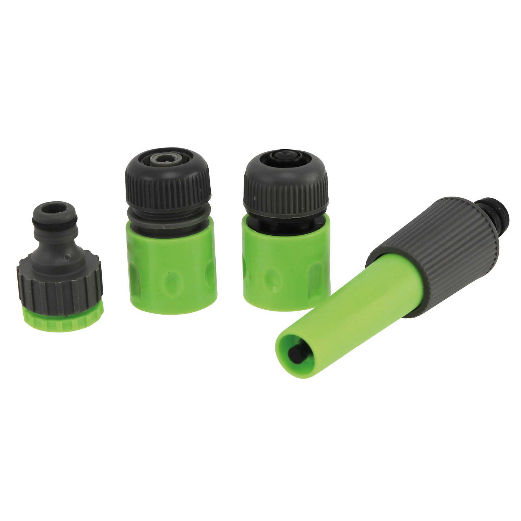 Bewässerungssystem KINZO Gartenschlauch-Anschlussset 4-teilig 1,2"