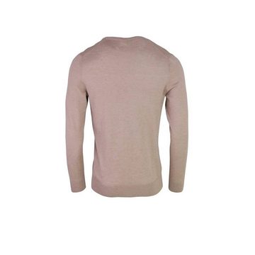 OLYMP V-Ausschnitt-Pullover braun regular fit (1-tlg)