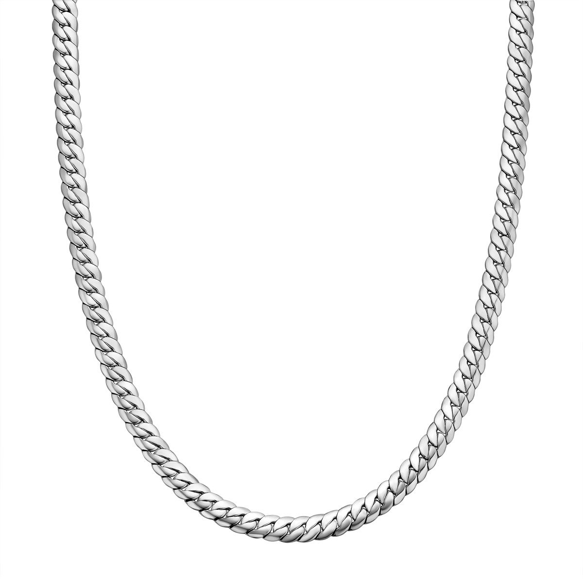 Edelstahlkette silber