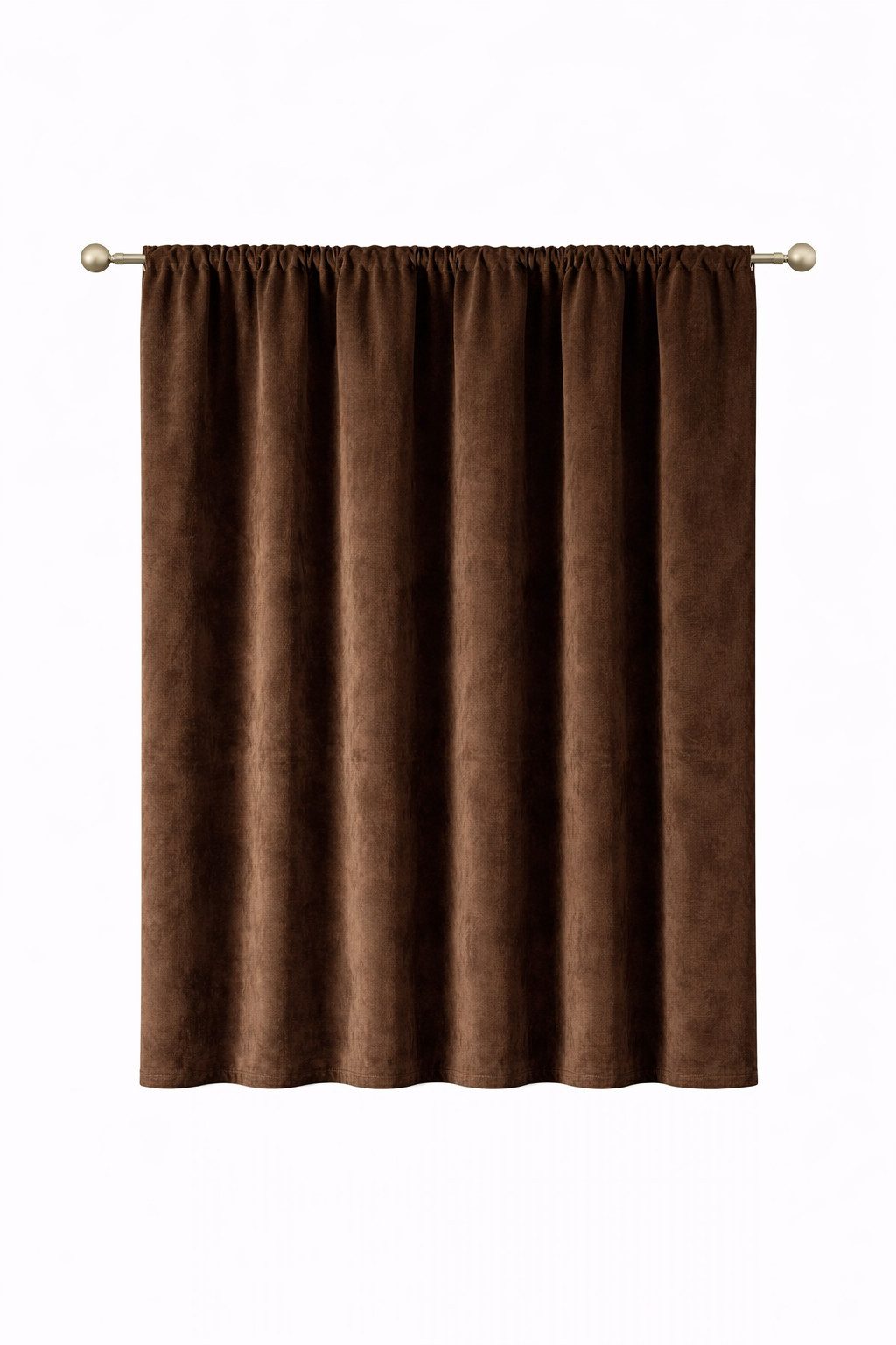 Stoffschmiede Gardine, Velour, Verdunkler, Kräuselband, verdunkelnd