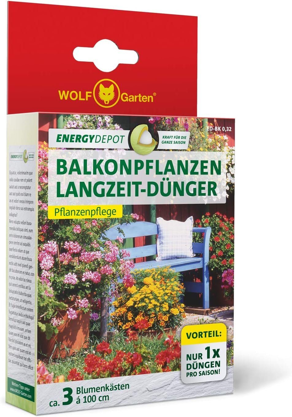 WOLF-Garten Langzeitdünger Energy Depot Balkon-Langzeitdünger ED-BK 0,32, 1-St.