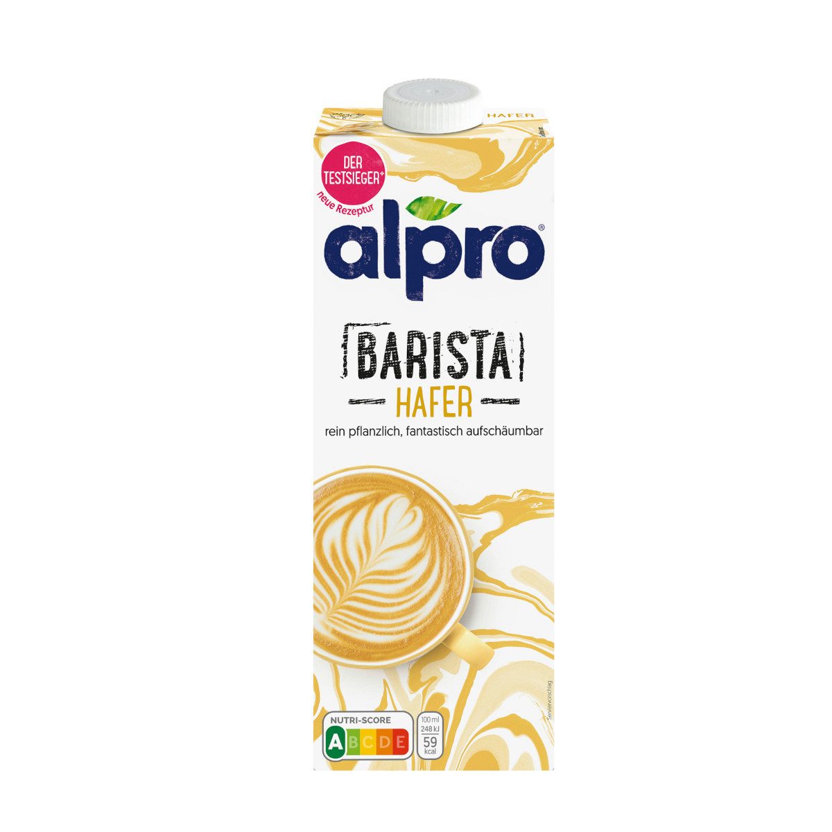 Alpro Milchmischgetränk, Alpro Barista Haferdrink rein pflanzlich ohne Zuckerzusatz 1000ml