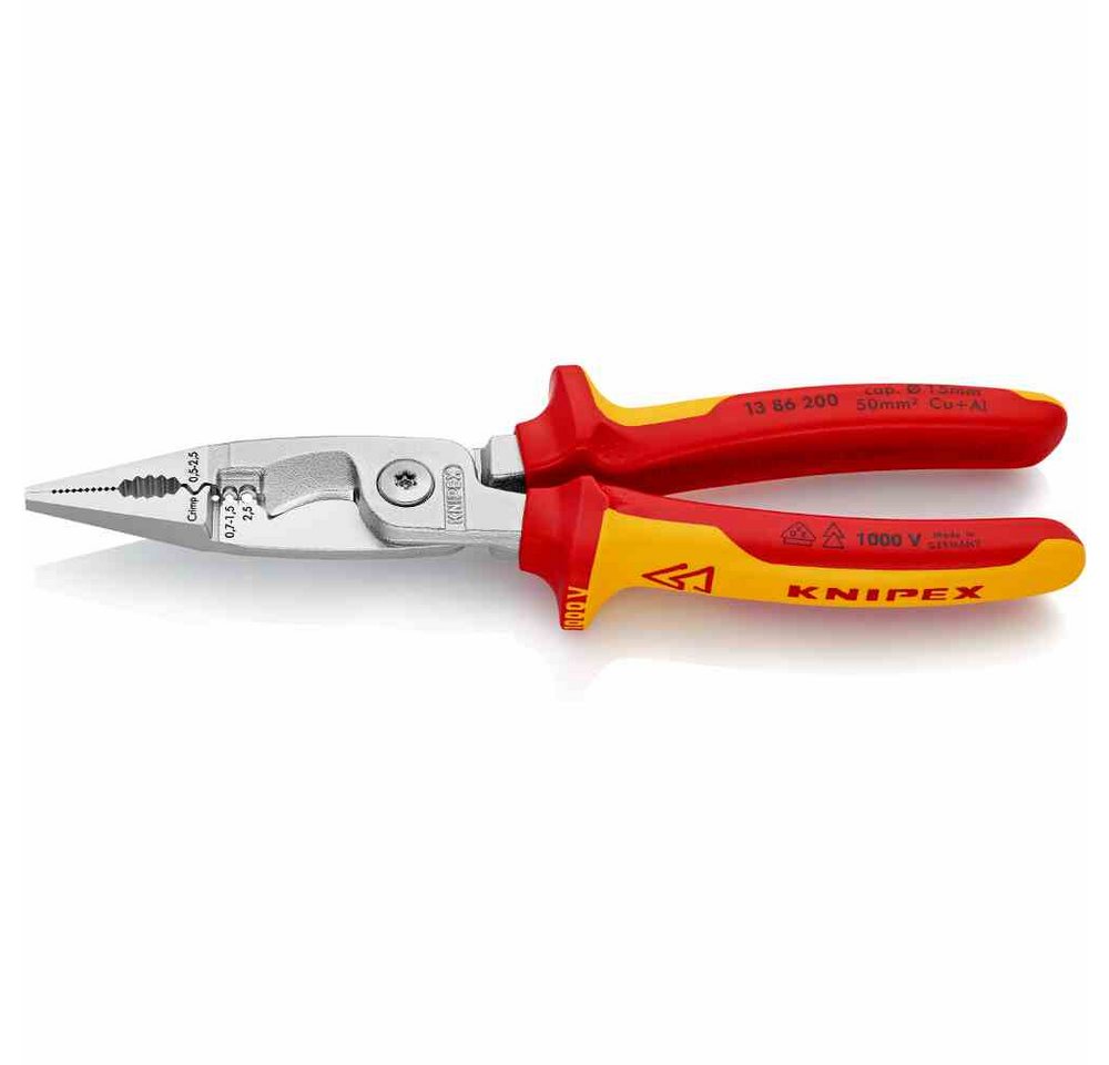 Thumbnail - Knipex Kombizange Kombizange 200mm Schutzisoliert 1000 V 2-Komponenten VDE-geprüft