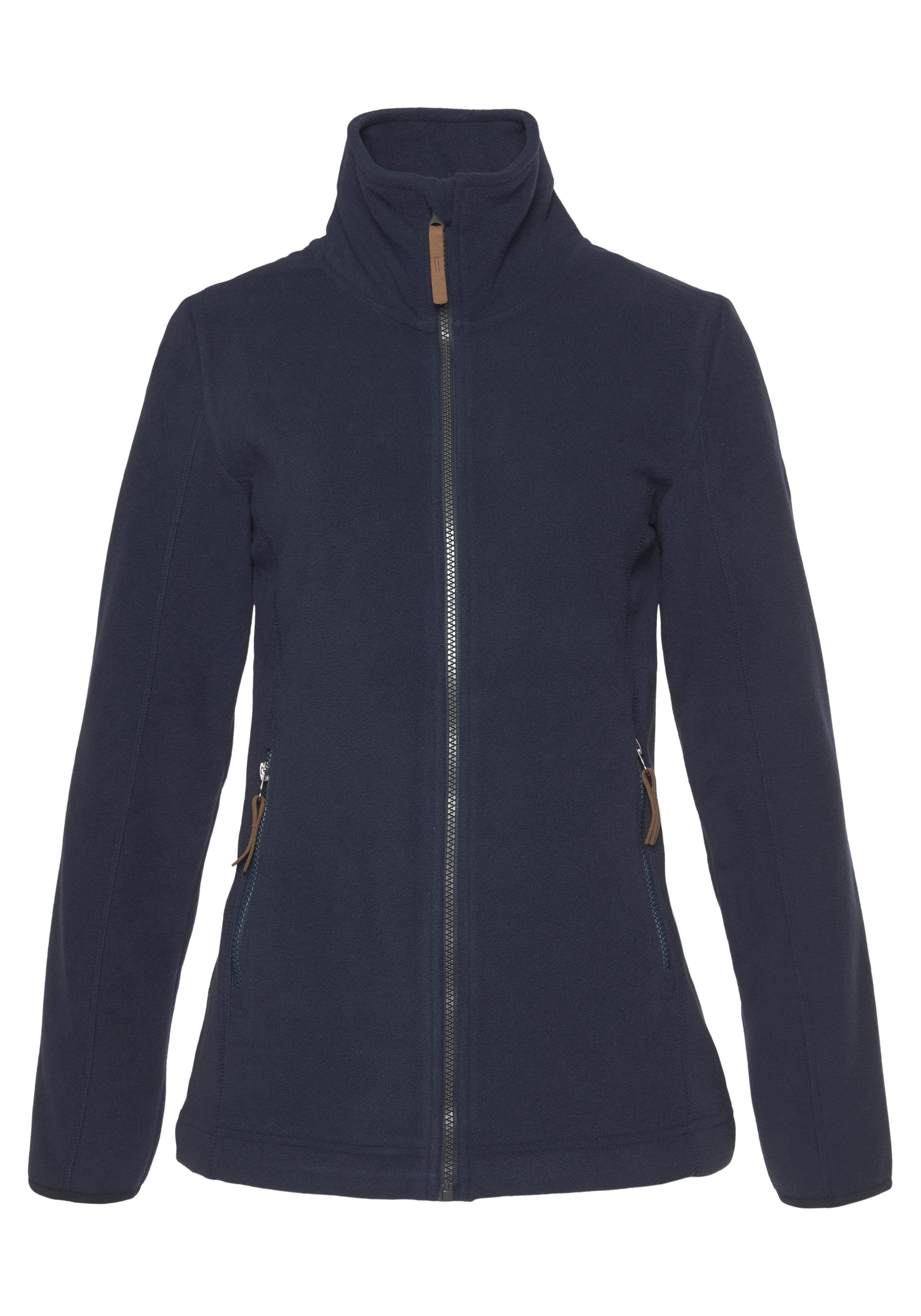 Polarino Fleecejacke aus wärmendem Polarfleece marine