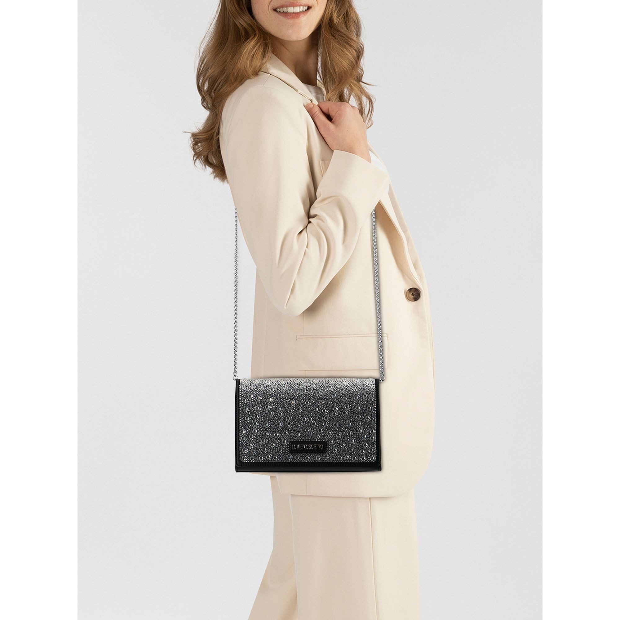 LOVE MOSCHINO Umhängetasche Glimmer, Polyurethan günstig online kaufen