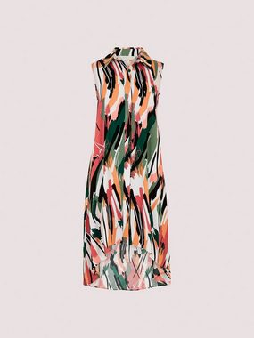Apricot Minikleid High Low Shirt Sleeveless Dress, mit tollem Druck, mit asymmetrischem Saum
