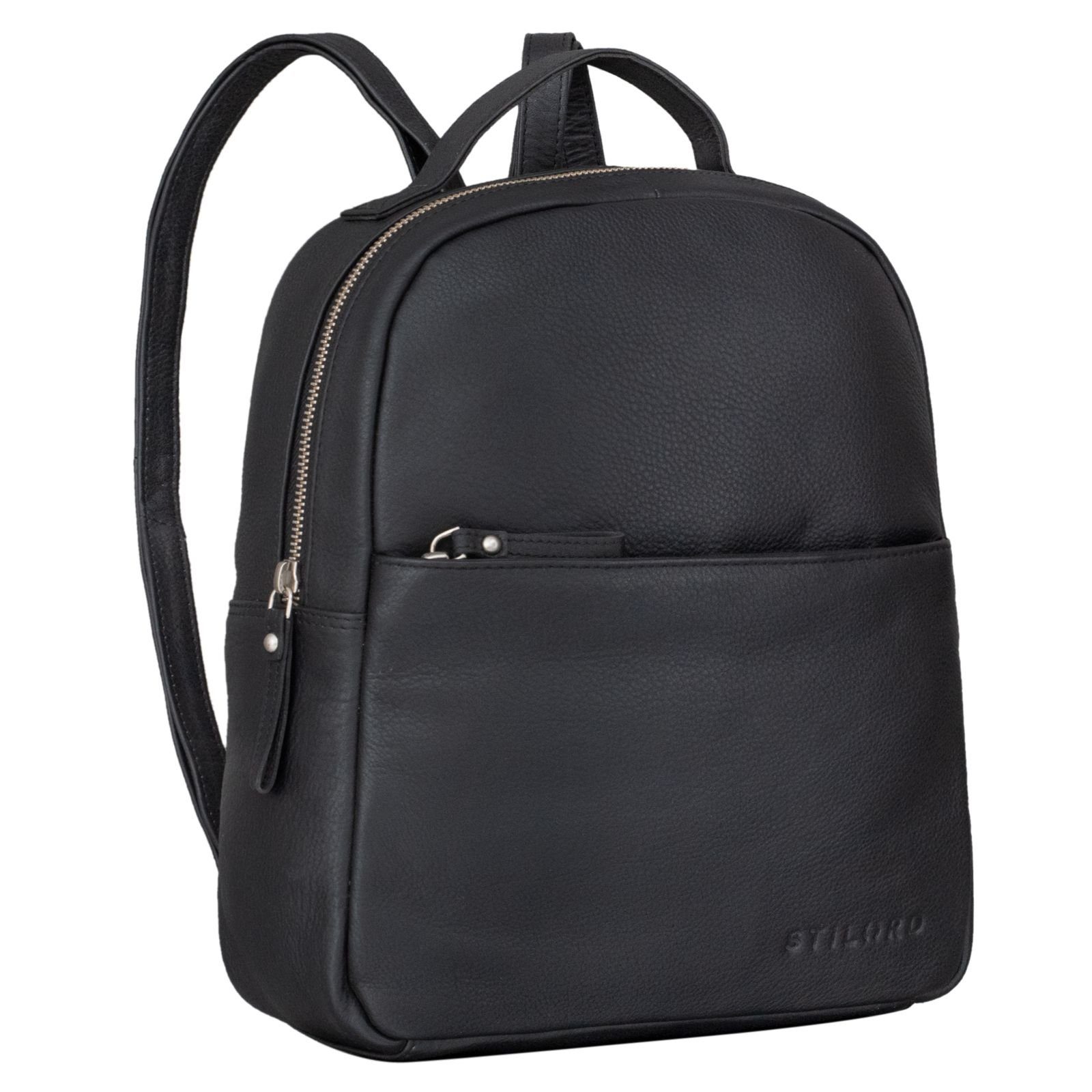 STILORD Cityrucksack "Kayla" Damen Rucksack Leder Elegant