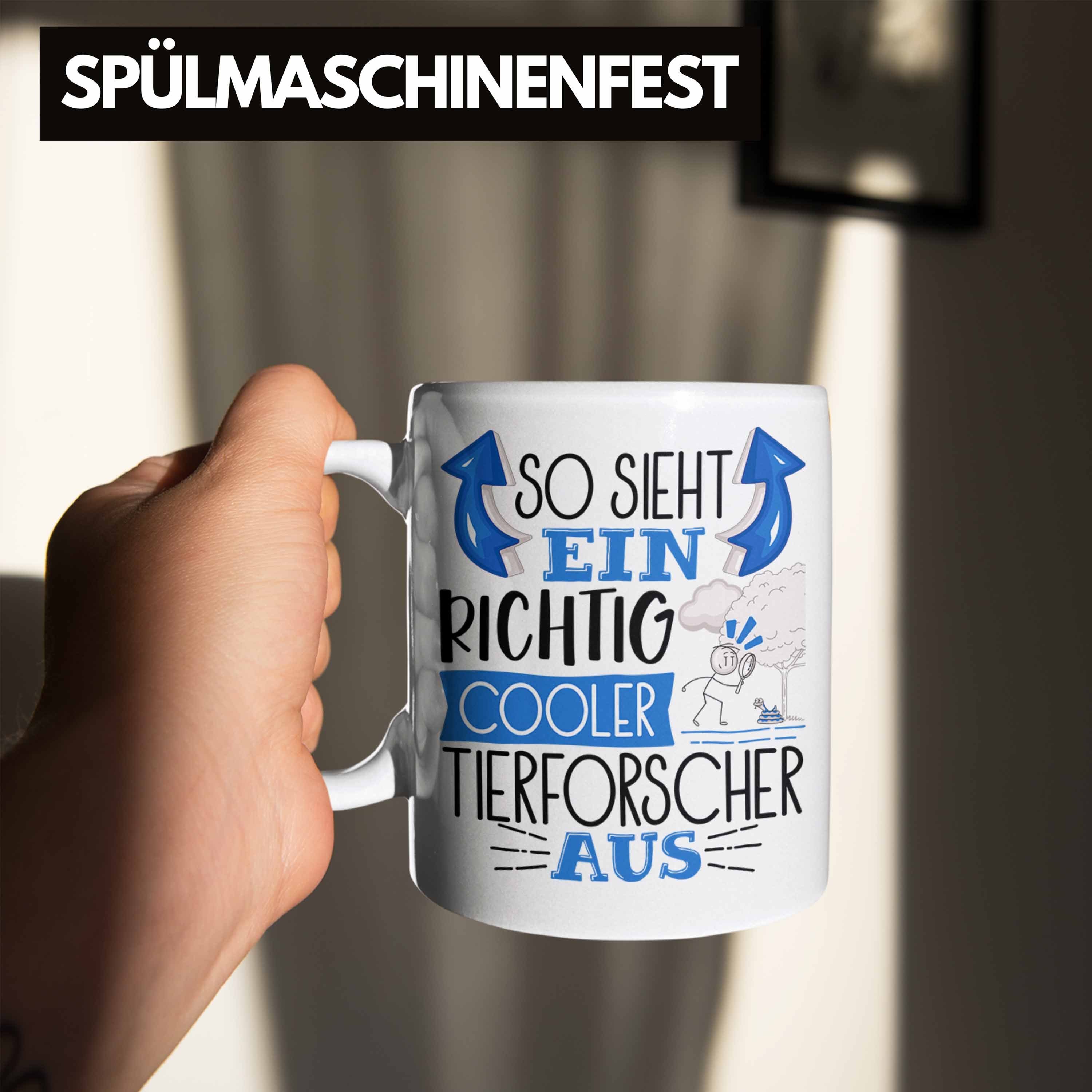 Trendation Tasse Sieht Weiss Tierforscher Gesche Richtig Tasse Aus Cooler Ein Tierforscher So