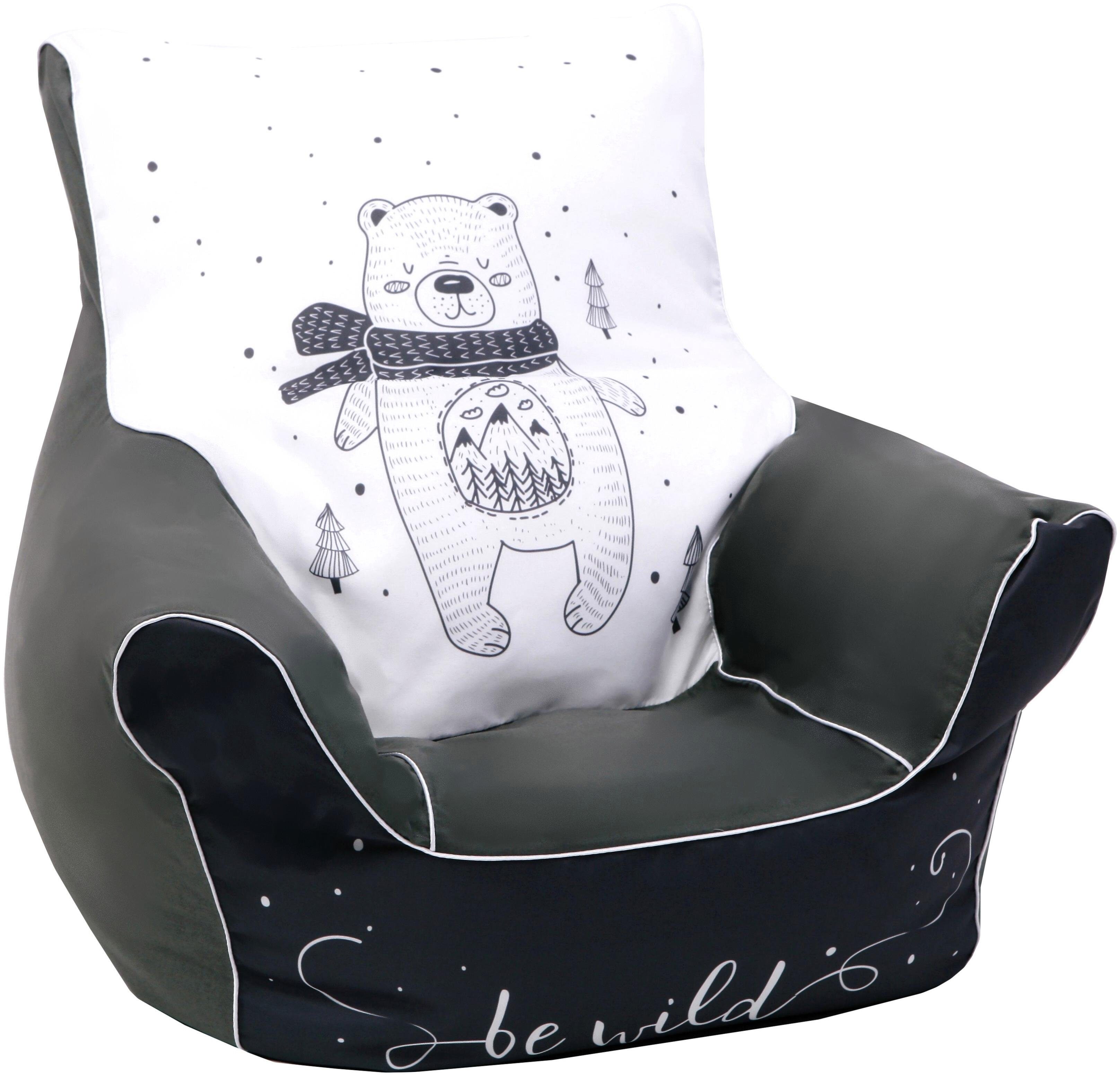 Knorrtoys® Sitzsack Bear, für Kinder; Made in Europe