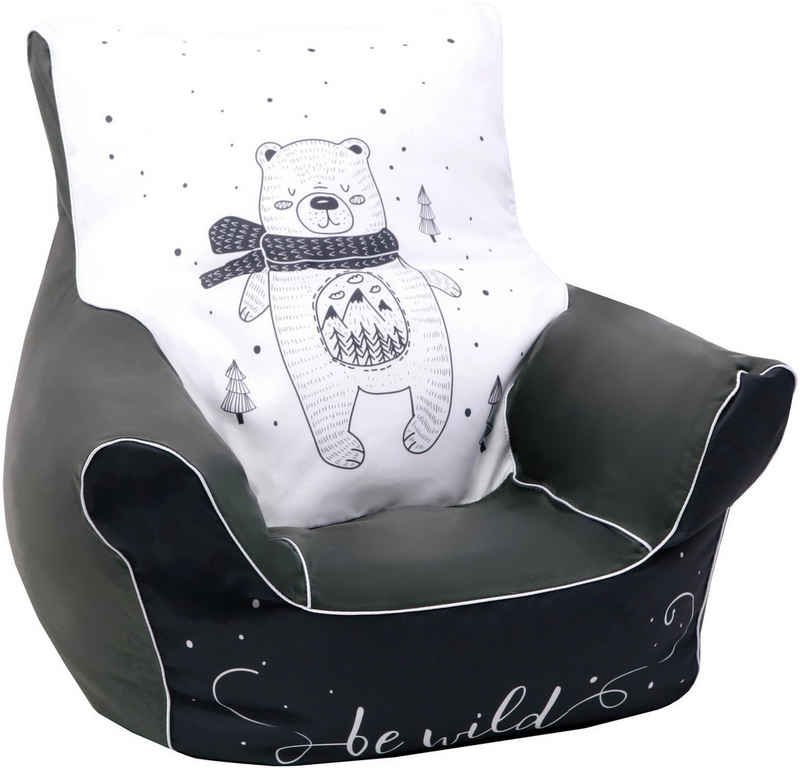 Knorrtoys® Sitzsack »Bear«, für Kinder; Made in Europe