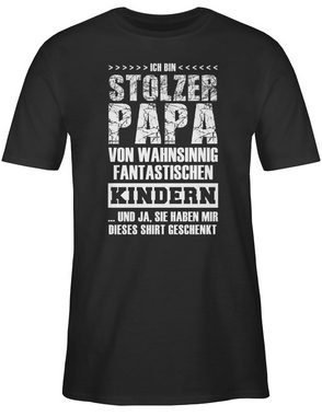 Shirtracer T-Shirt Stolzer Papa Fantastische Kinder Vatertag Geschenk für Papa