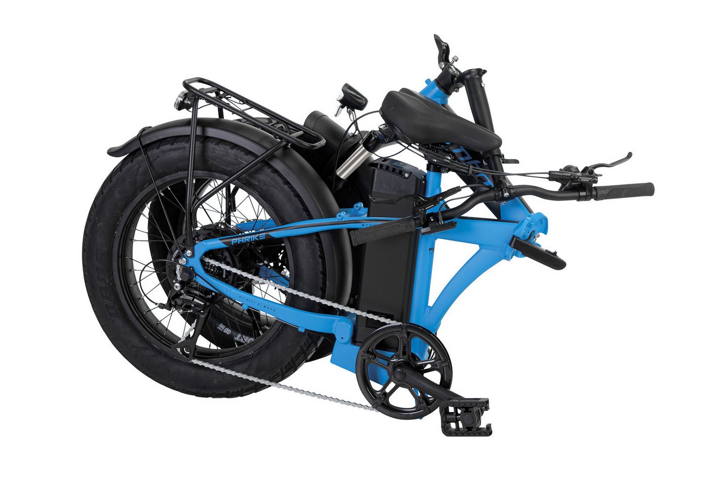 Thumbnail - MBM E-Bike, 7 Gang Shimano, Kettenschaltung, Heckmotor, 840 Wh, Elektro-Falt-Fahrrad PHRIKE 20 Zoll