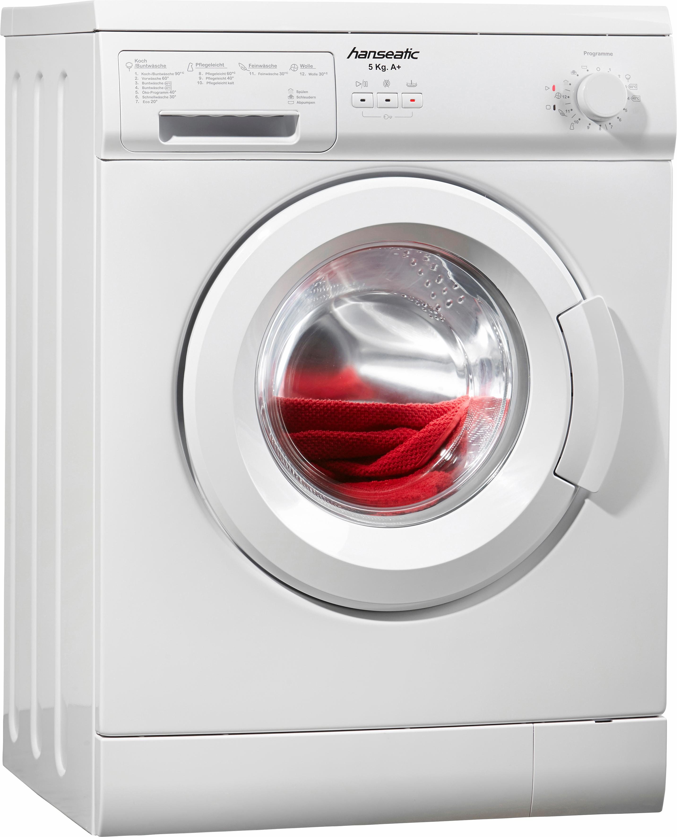 Hanseatic Waschmaschine HWM510A1, A+, 5 kg, 1000 U/Min online kaufen | OTTO