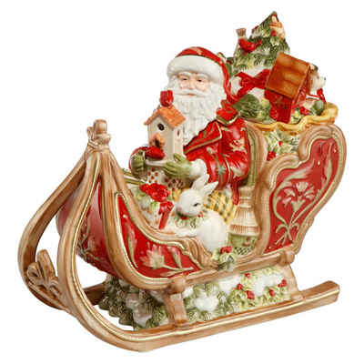 Keksdose »Dose - Santa auf Schlitten - Fitz & Floyd«, Steinzeug, (1-tlg)