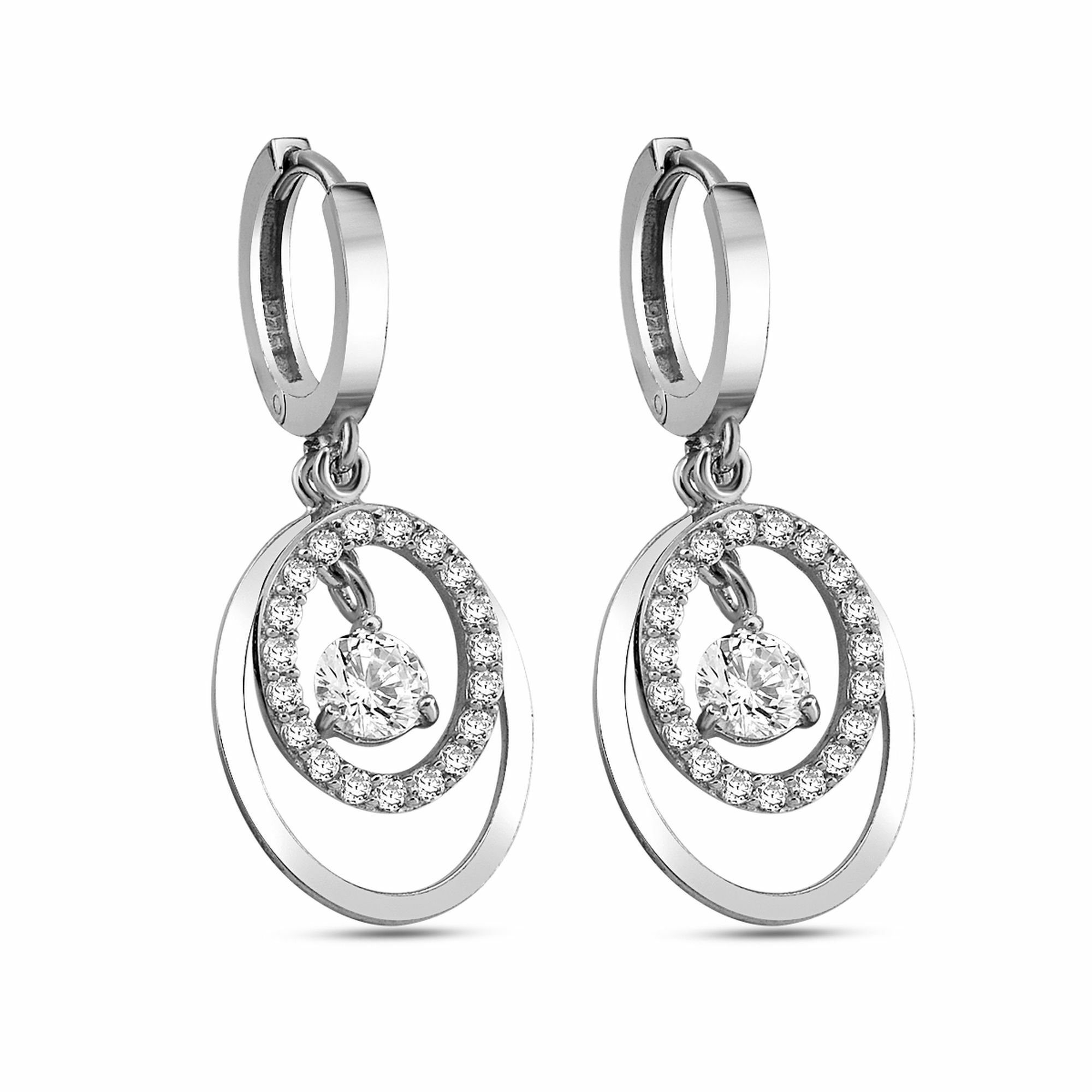 925/- Royal Ohrhänger Ohrring dKeniz Silber Paar Sterling