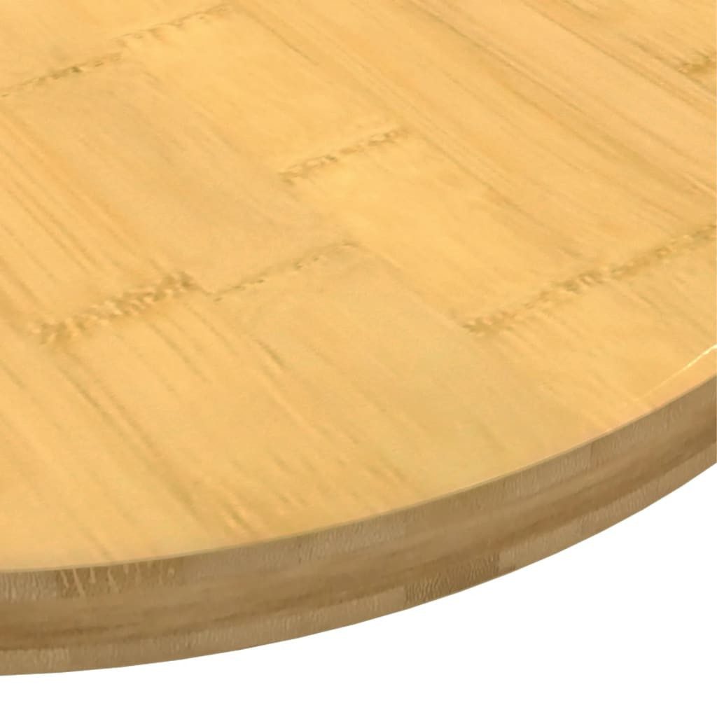 vidaXL Tischplatte Tischplatte Ø60x2,5 cm Bambus (1 St)