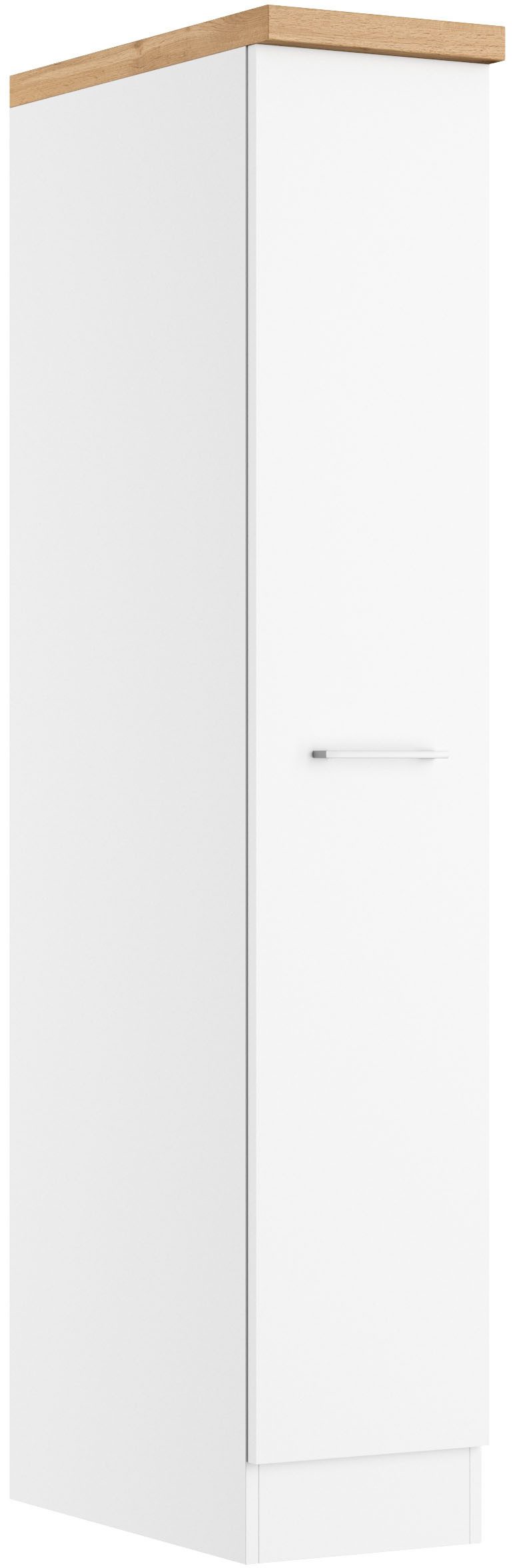 KOCHSTATION Apothekerschrank KS-Milan Apothekerschrank 30 cm, matte oder hochglänzende Fronten