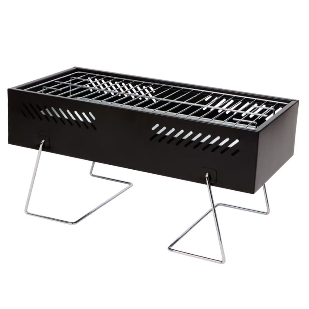 Haushaltshobel BBQ Picknick-Grill Edelstahl Holzkohle Grill Tischgrill Kohlegrill
